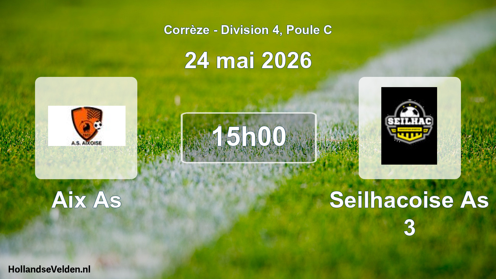 Scheduled Match: Aix As - Seilhacoise As 3 (24 May 2026)