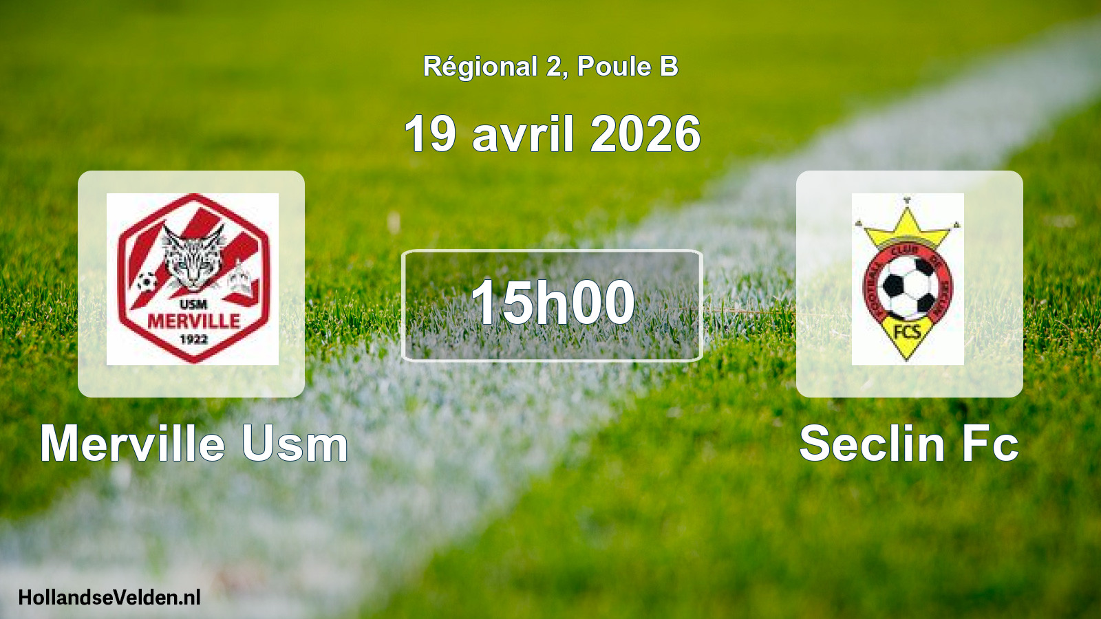 Geplande wedstrijd: Merville Usm - Seclin Fc (19 april 2026)