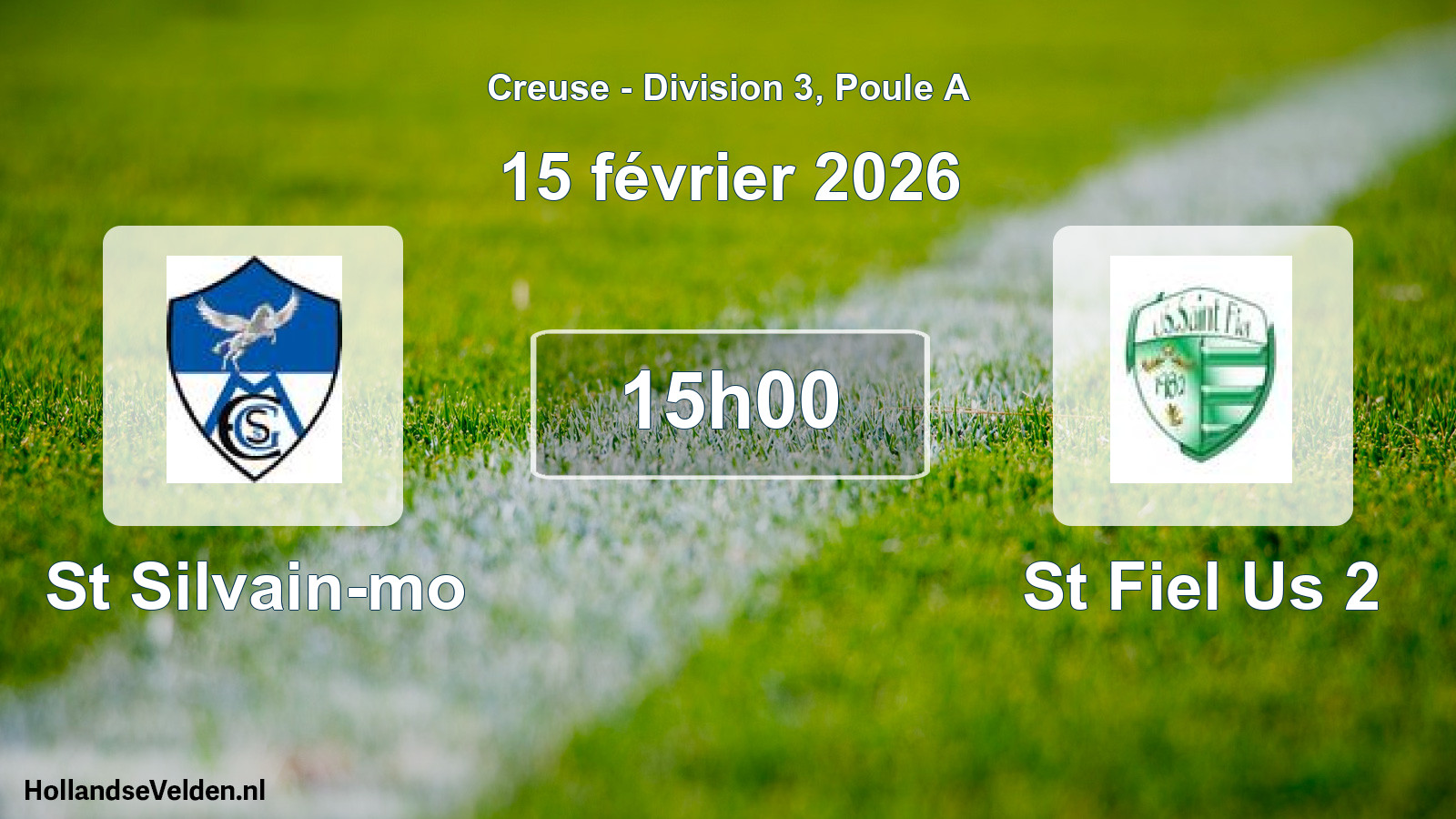 Scheduled Match: St Silvain-mo - St Fiel Us 2 (15 February 2026)