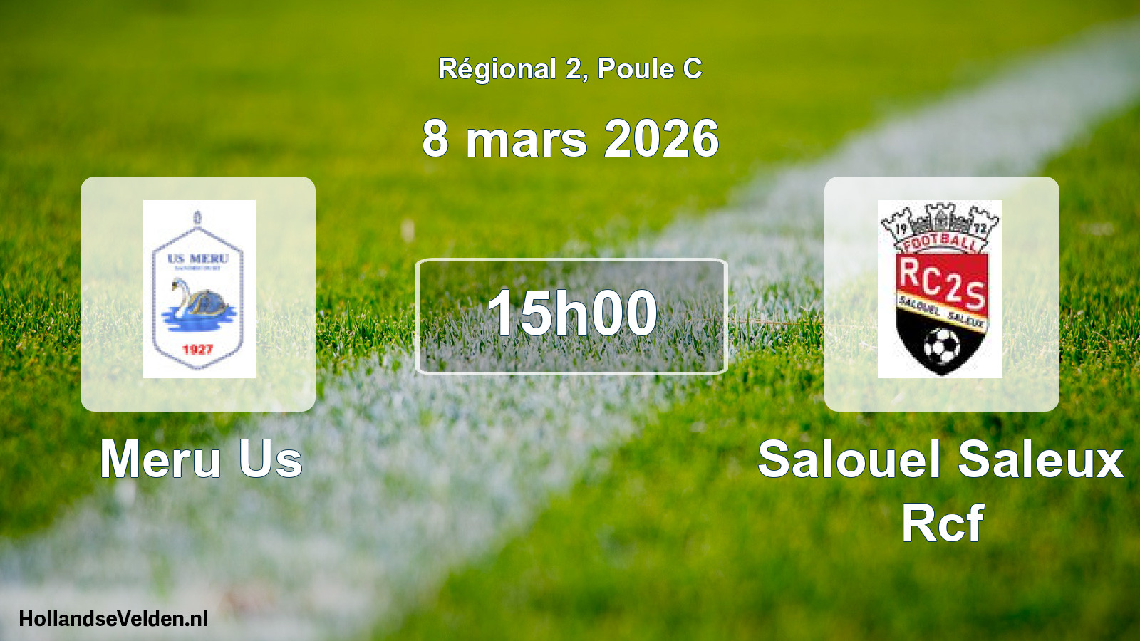 Scheduled Match: Meru Us - Salouel Saleux Rcf (8 March 2026)