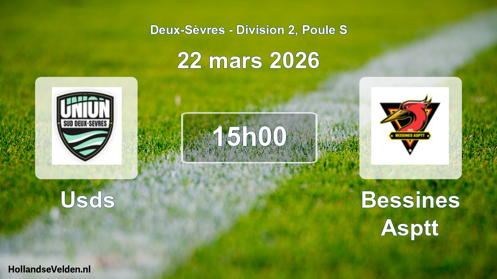 Geplande wedstrijd: Usds - Bessines Asptt (22 mars 2026)