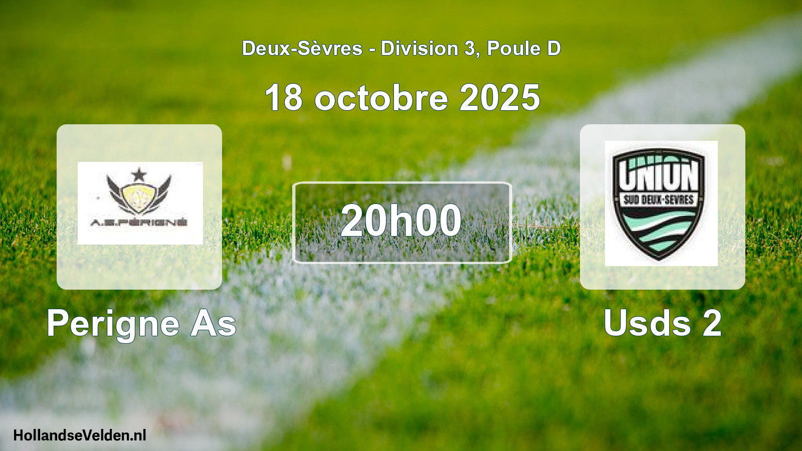 Geplande wedstrijd: Perigne As - Usds 2 (18 octobre 2025)
