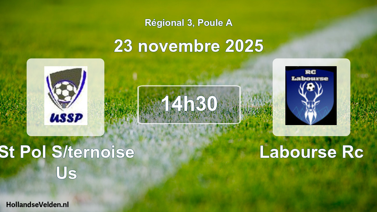 Geplande wedstrijd: St Pol S/ternoise Us - Labourse Rc (23 novembre 2025)