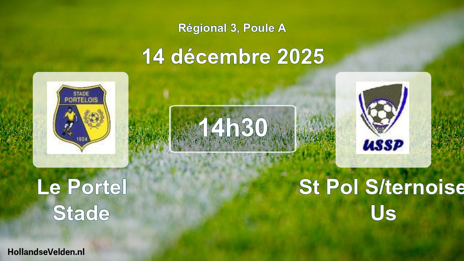 Scheduled Match: Le Portel Stade - St Pol S/ternoise Us (14 December 2025)