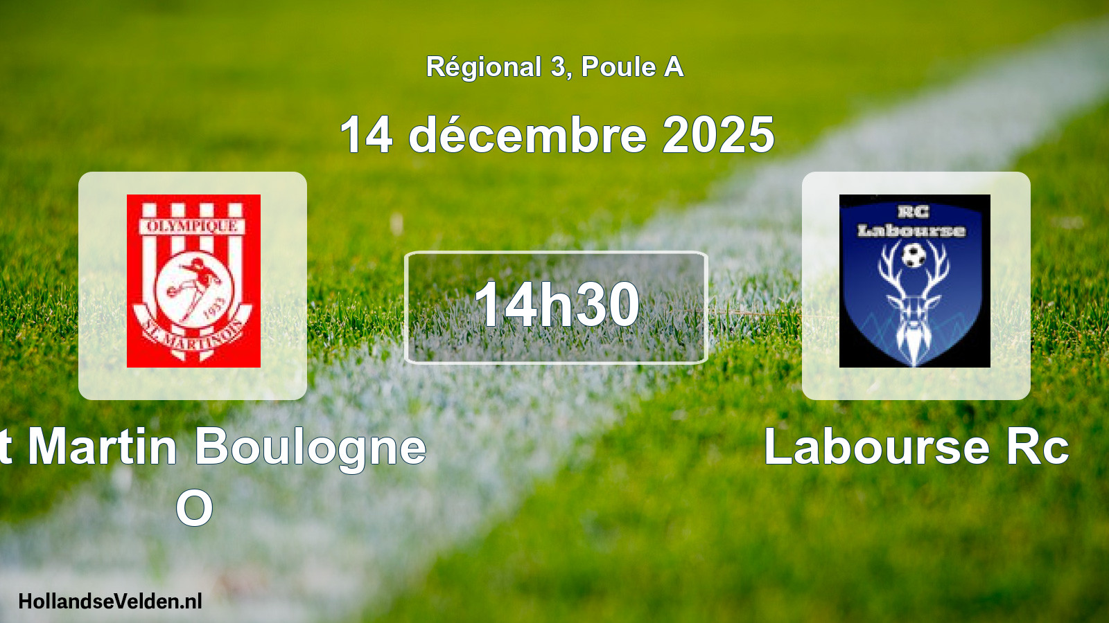 Scheduled Match: St Martin Boulogne O - Labourse Rc (14 December 2025)