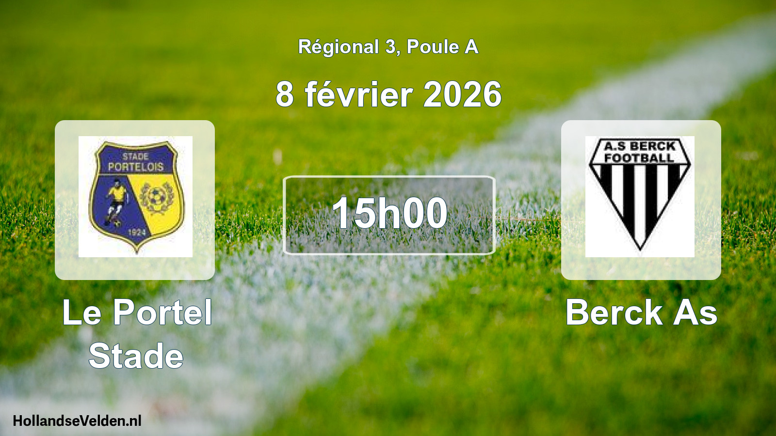 Scheduled Match: Le Portel Stade - Berck As (8 February 2026)