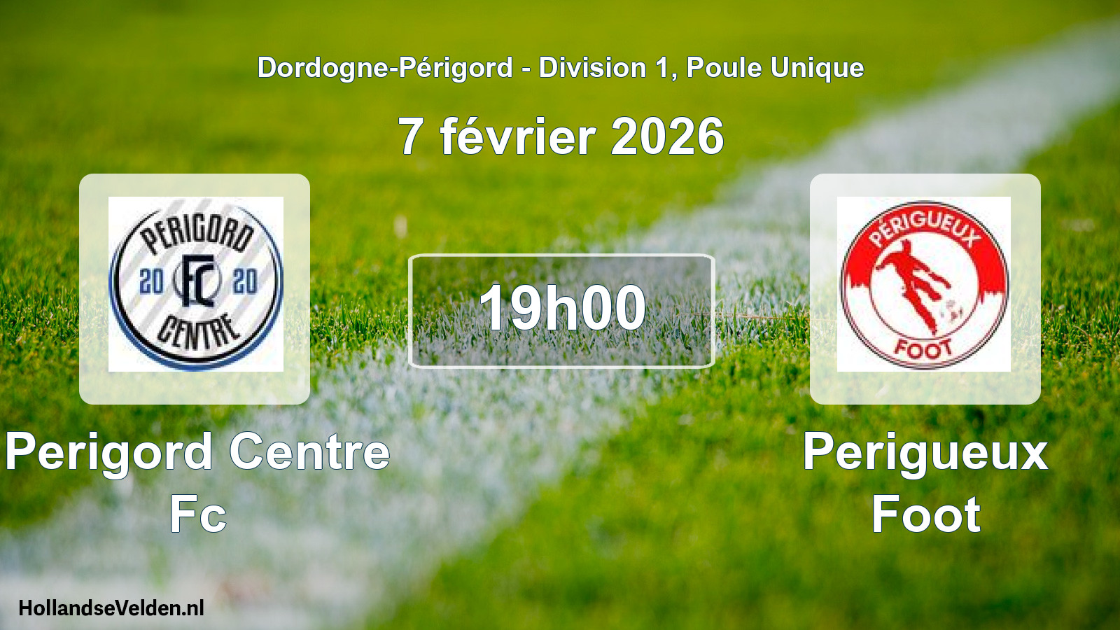 Scheduled Match: Perigord Centre Fc - Perigueux Foot (7 February 2026)