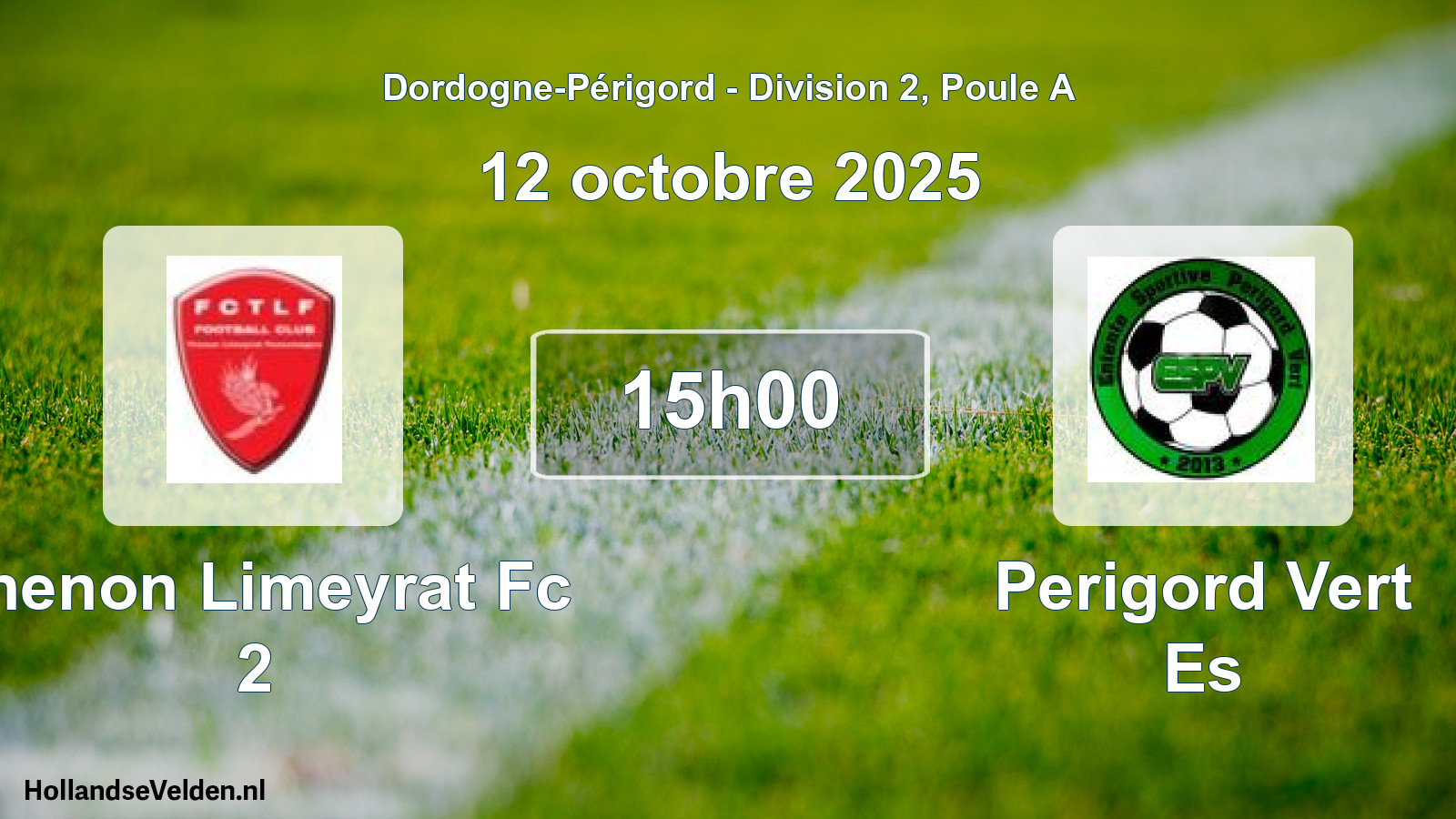Geplande wedstrijd: Thenon Limeyrat Fc 2 - Perigord Vert Es (12 octobre 2025)