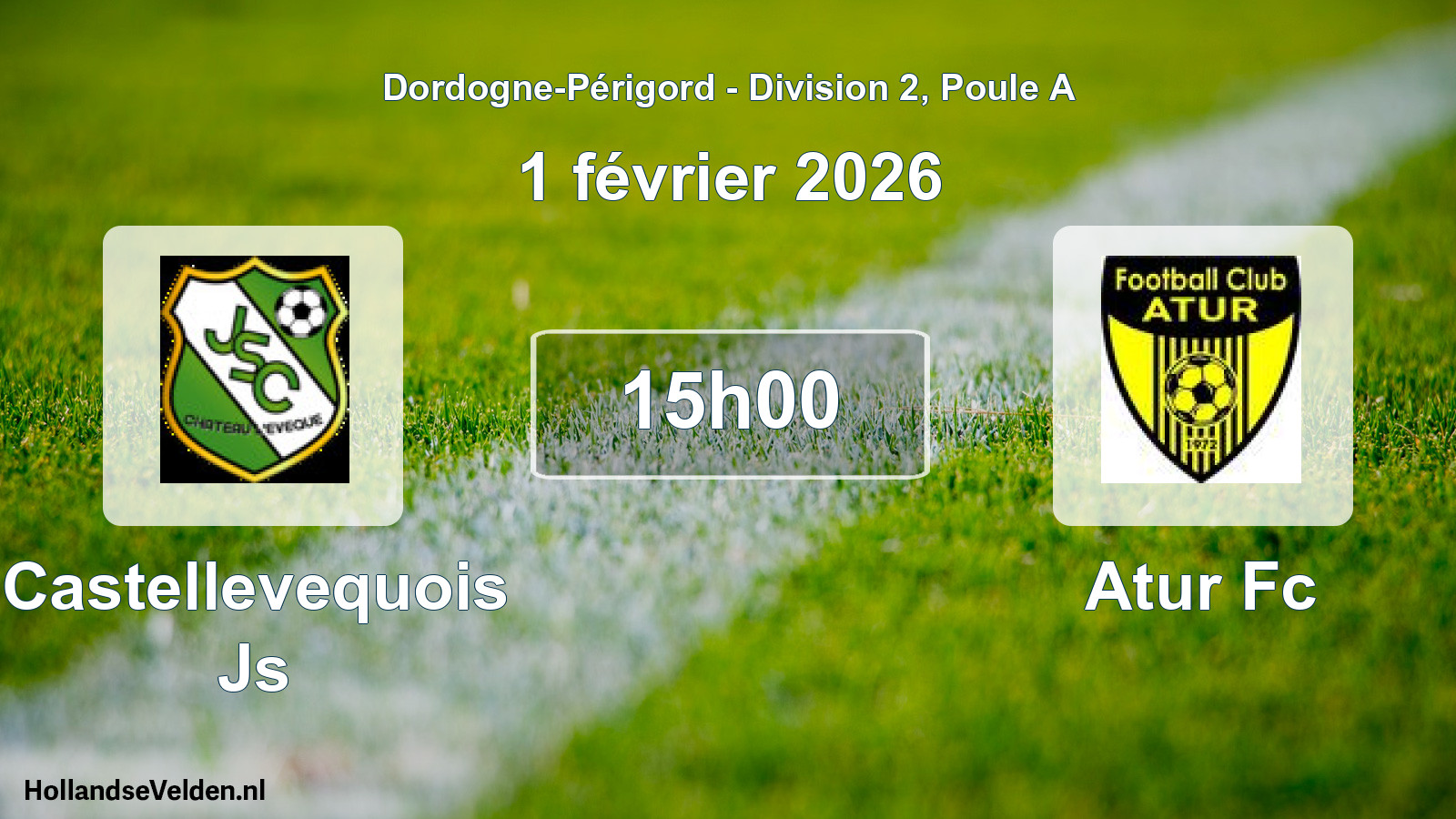 Scheduled Match: Castellevequois Js - Atur Fc (1 February 2026)