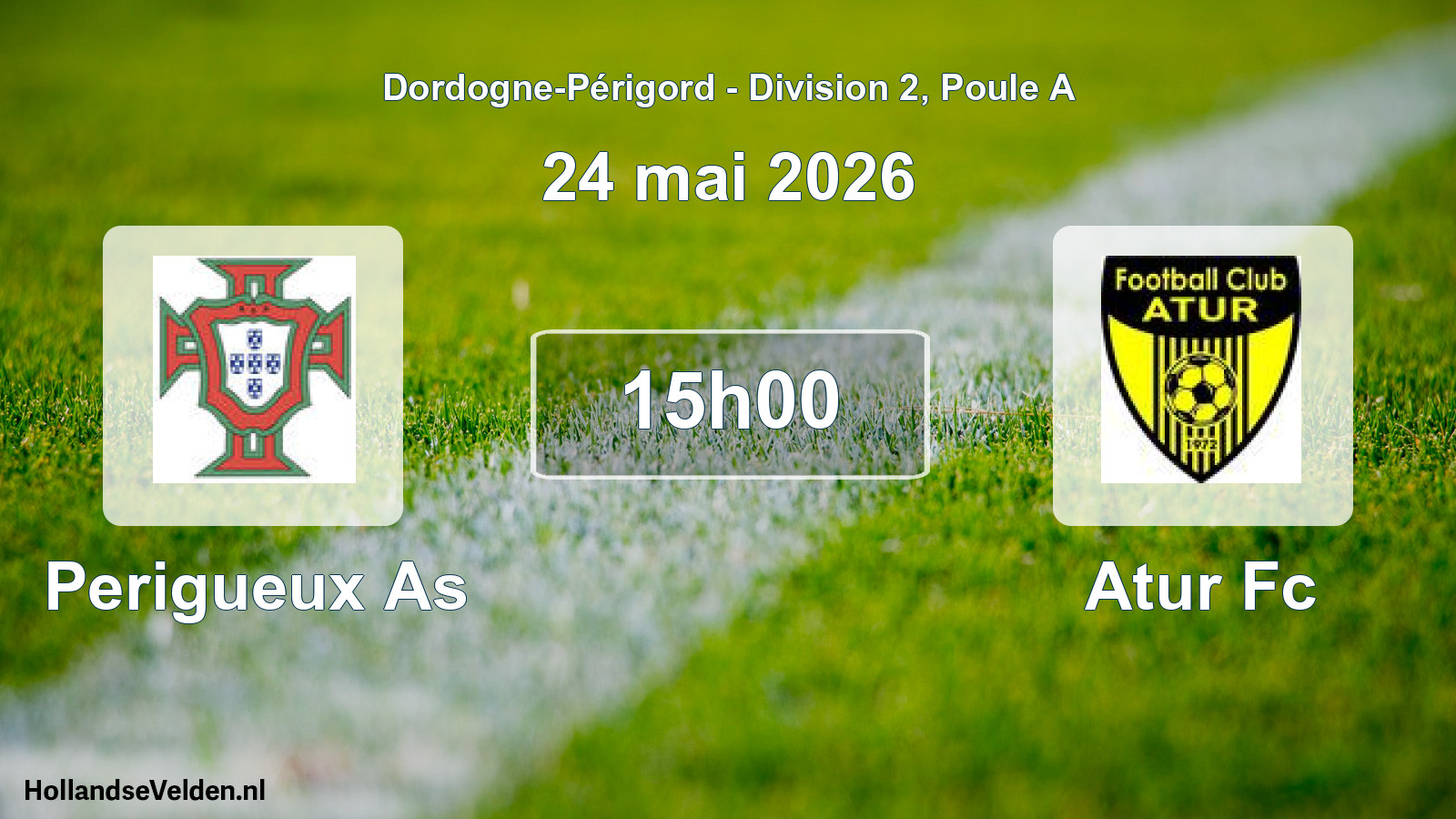 Geplande wedstrijd: Perigueux As - Atur Fc (24 mai 2026)