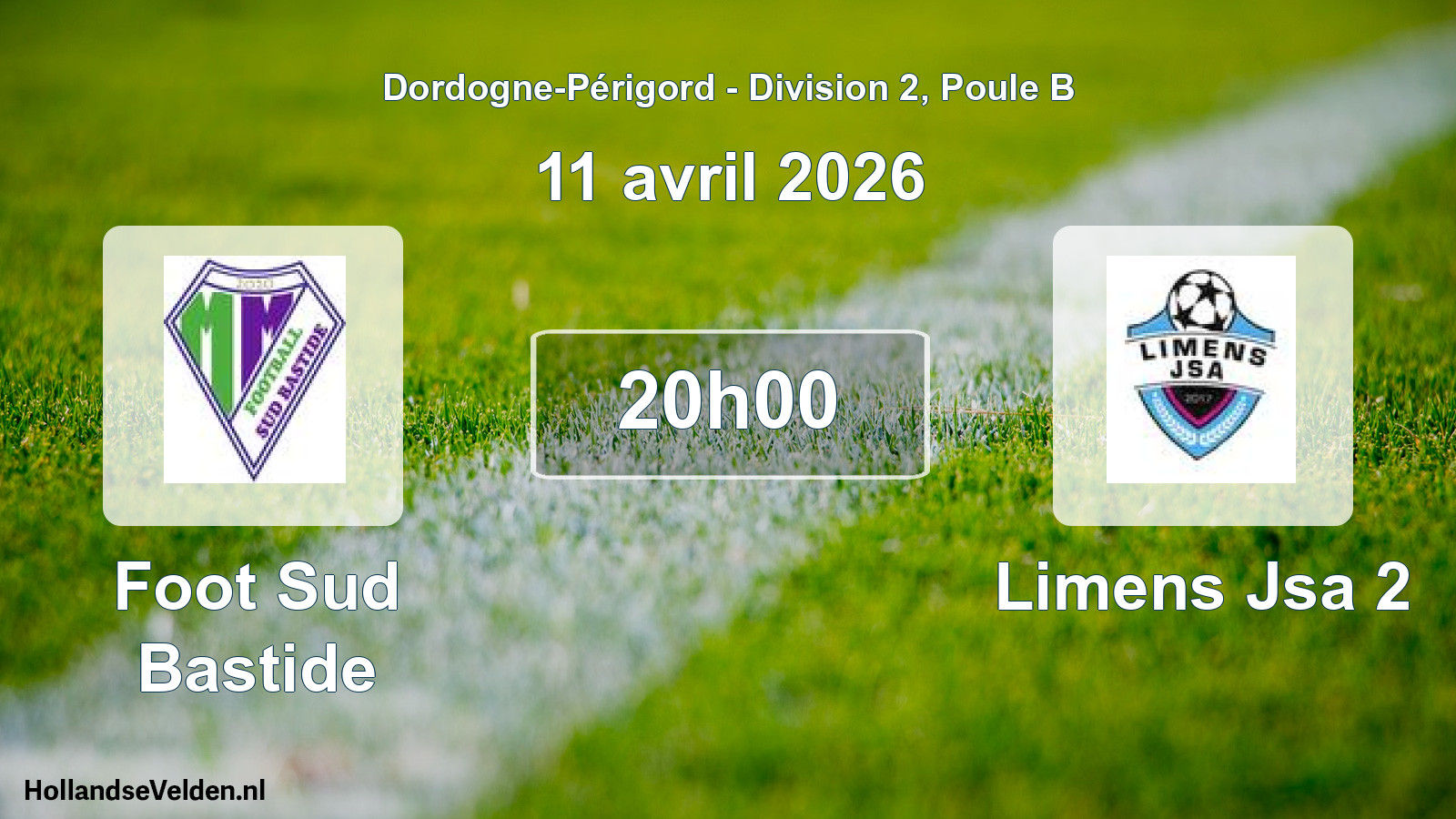 Scheduled Match: Foot Sud Bastide - Limens Jsa 2 (11 April 2026)