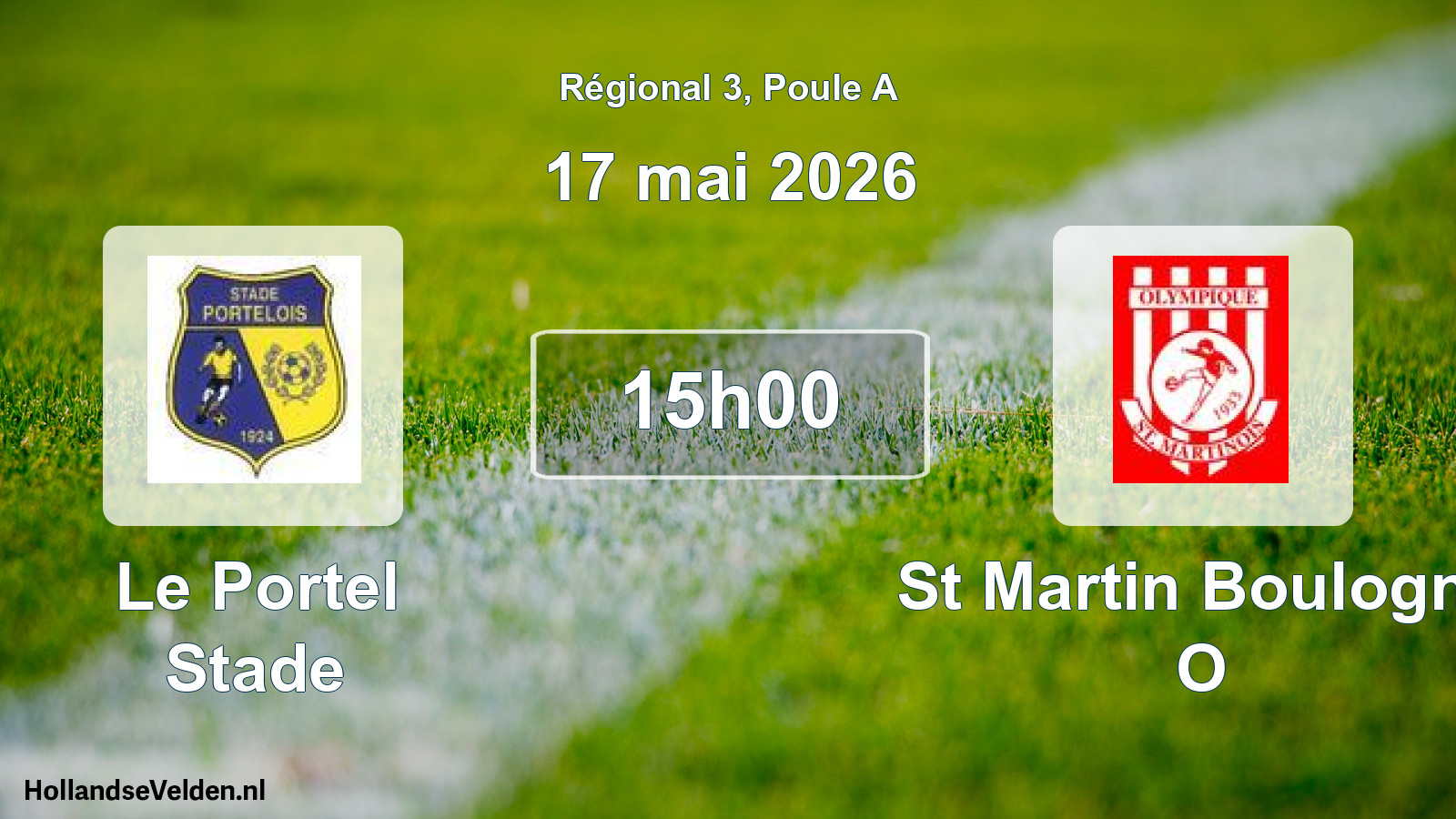 Scheduled Match: Le Portel Stade - St Martin Boulogne O (17 May 2026)