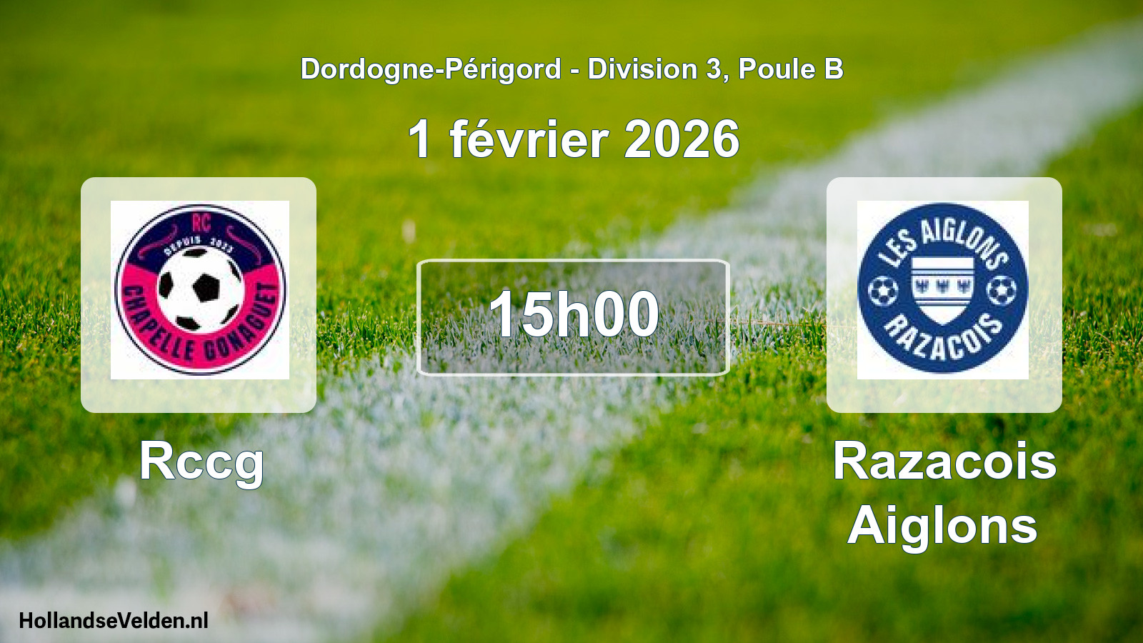 Scheduled Match: Rccg - Razacois Aiglons (1 February 2026)