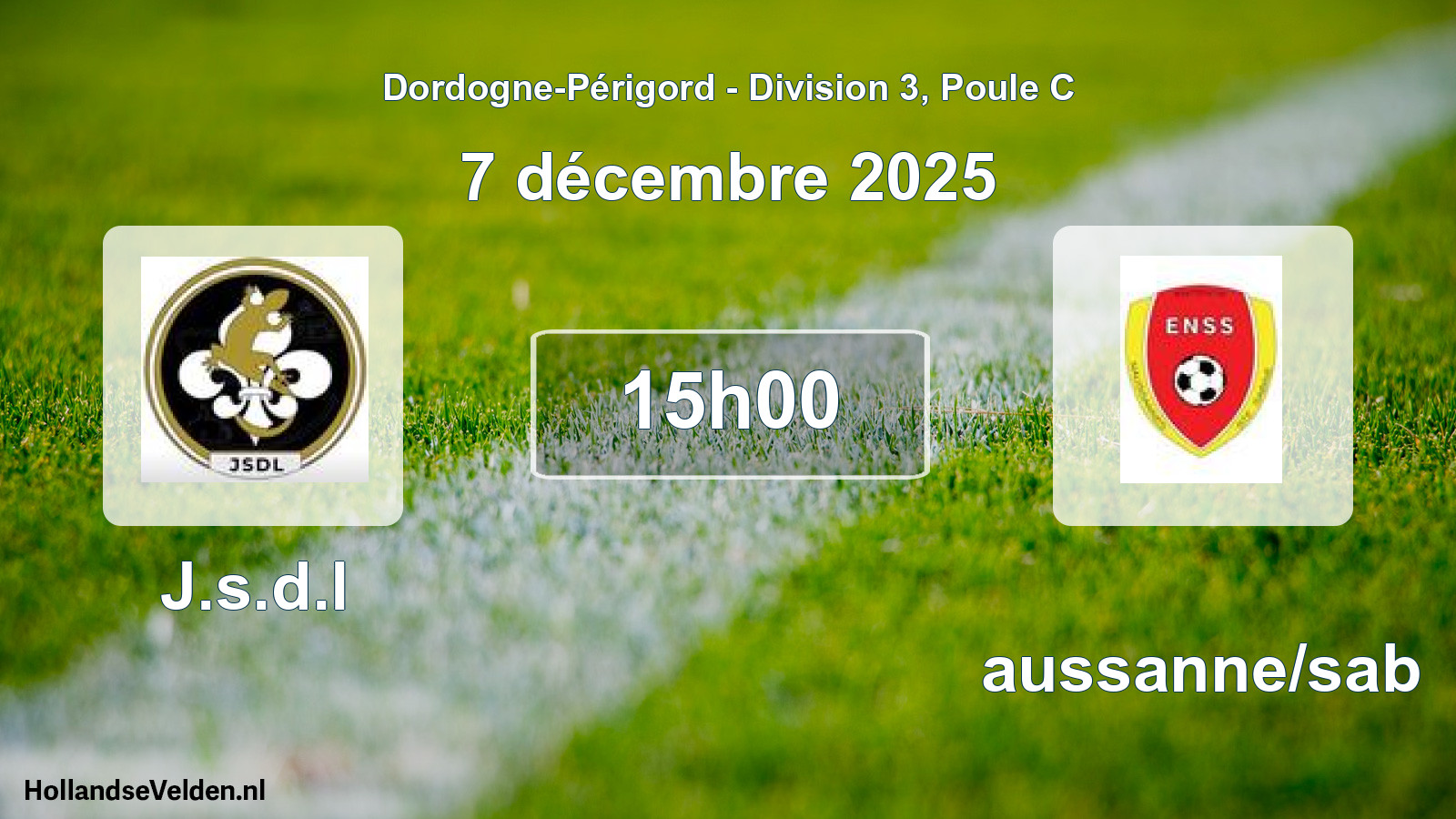 Scheduled Match: J.s.d.l - Naussanne/sab (7 December 2025)