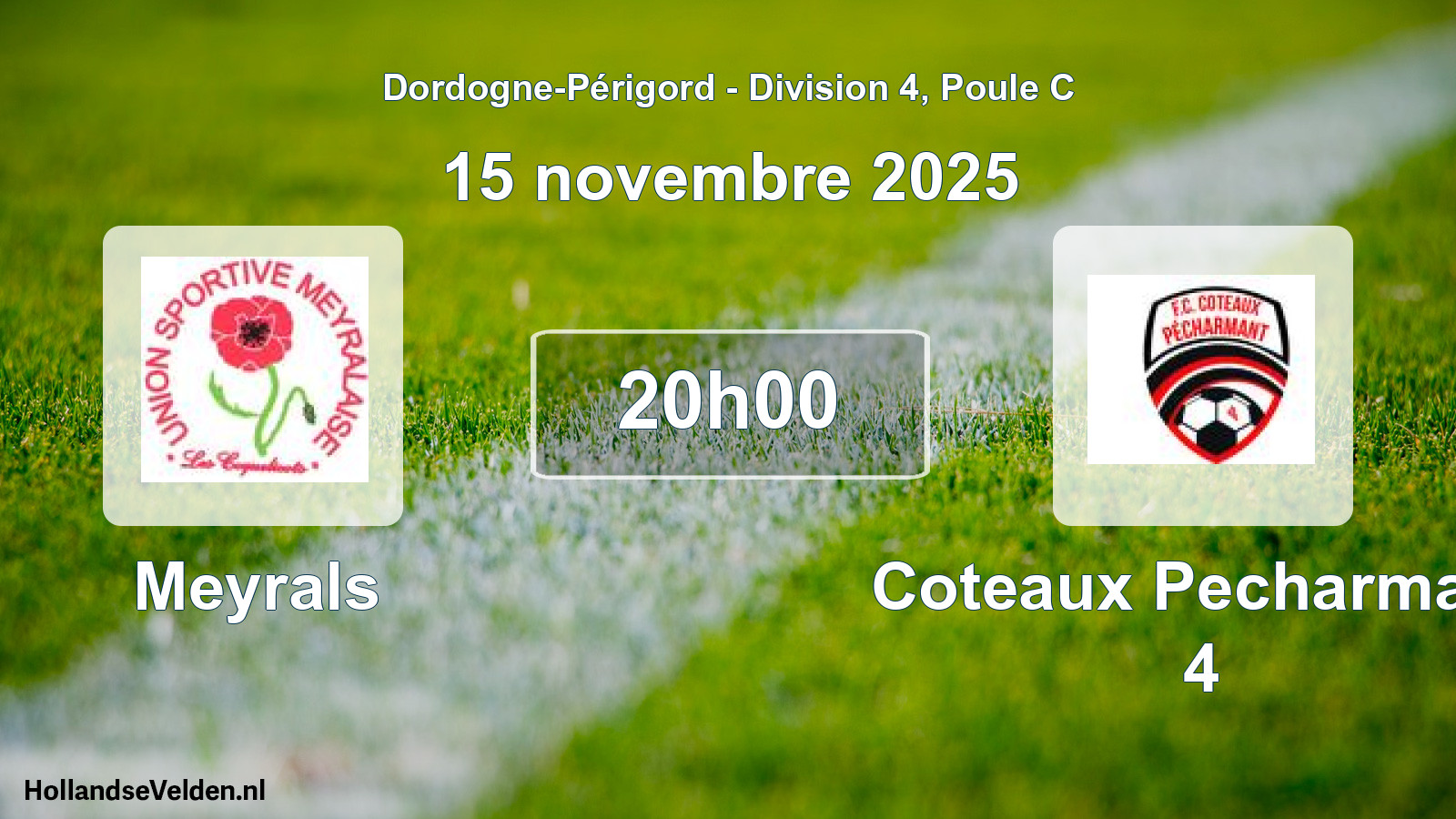 Scheduled Match: Meyrals - Coteaux Pecharmant 4 (15 November 2025)