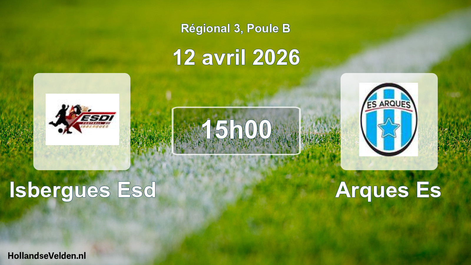 Scheduled Match: Isbergues Esd - Arques Es (12 April 2026)