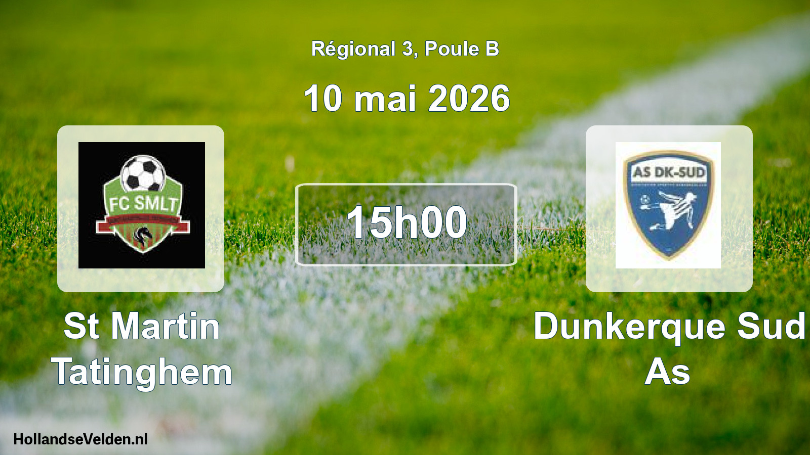 Scheduled Match: St Martin Tatinghem - Dunkerque Sud As (10 May 2026)