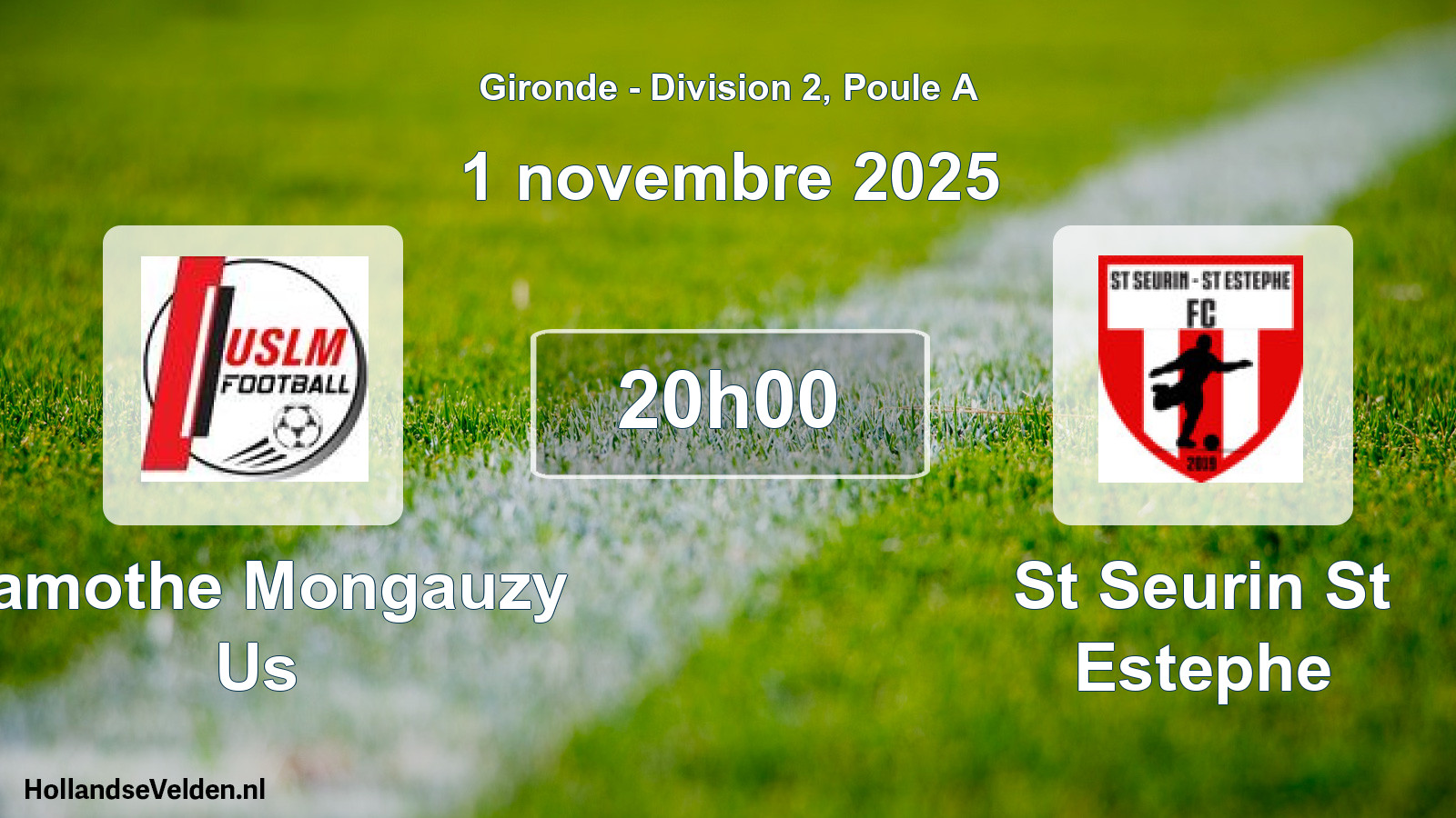Scheduled Match: Lamothe Mongauzy Us - St Seurin St Estephe (1 November 2025)
