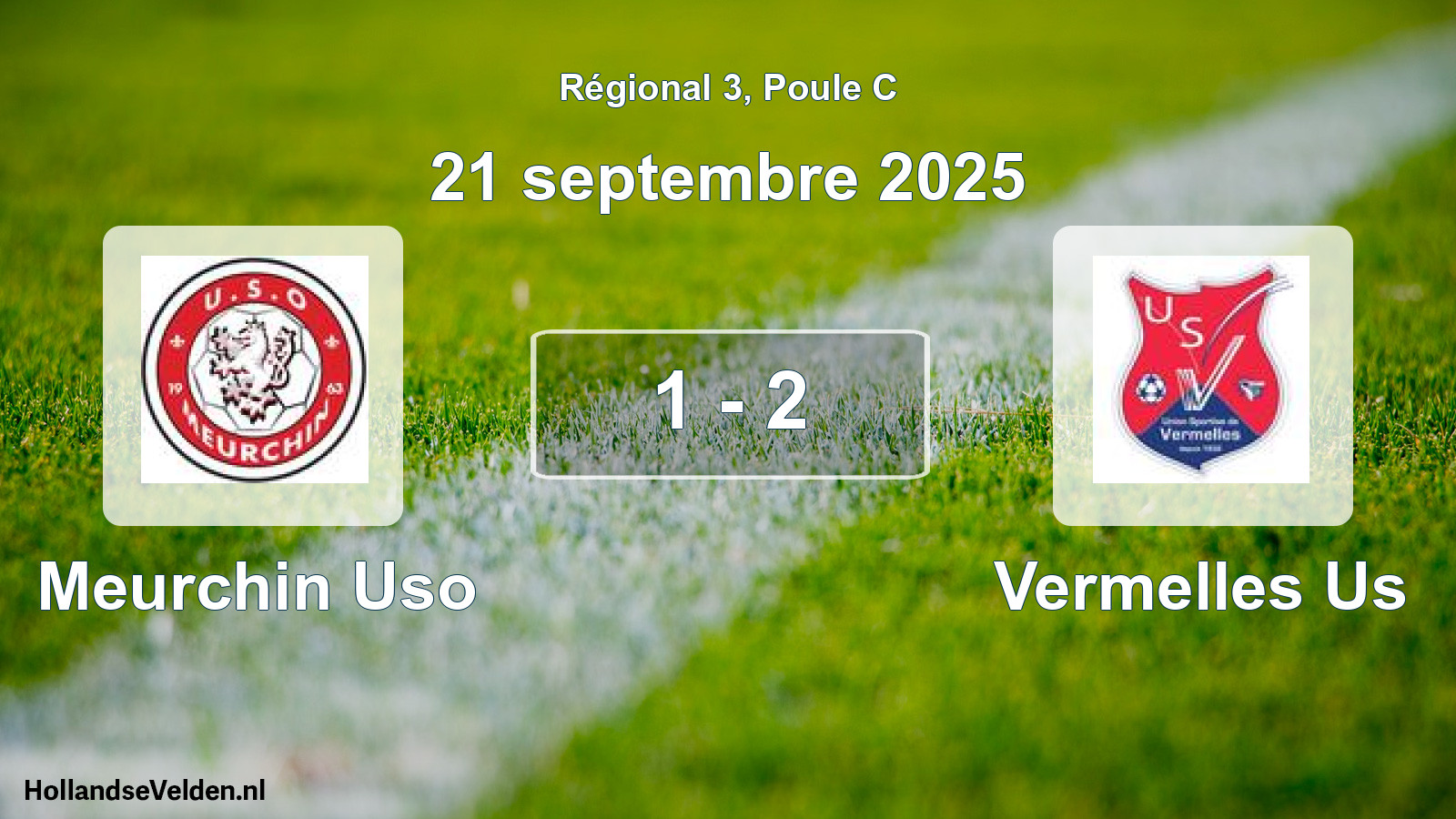 Gespeelde wedstrijd: Meurchin Uso - Vermelles Us 1 - 2 (21 september 2025)