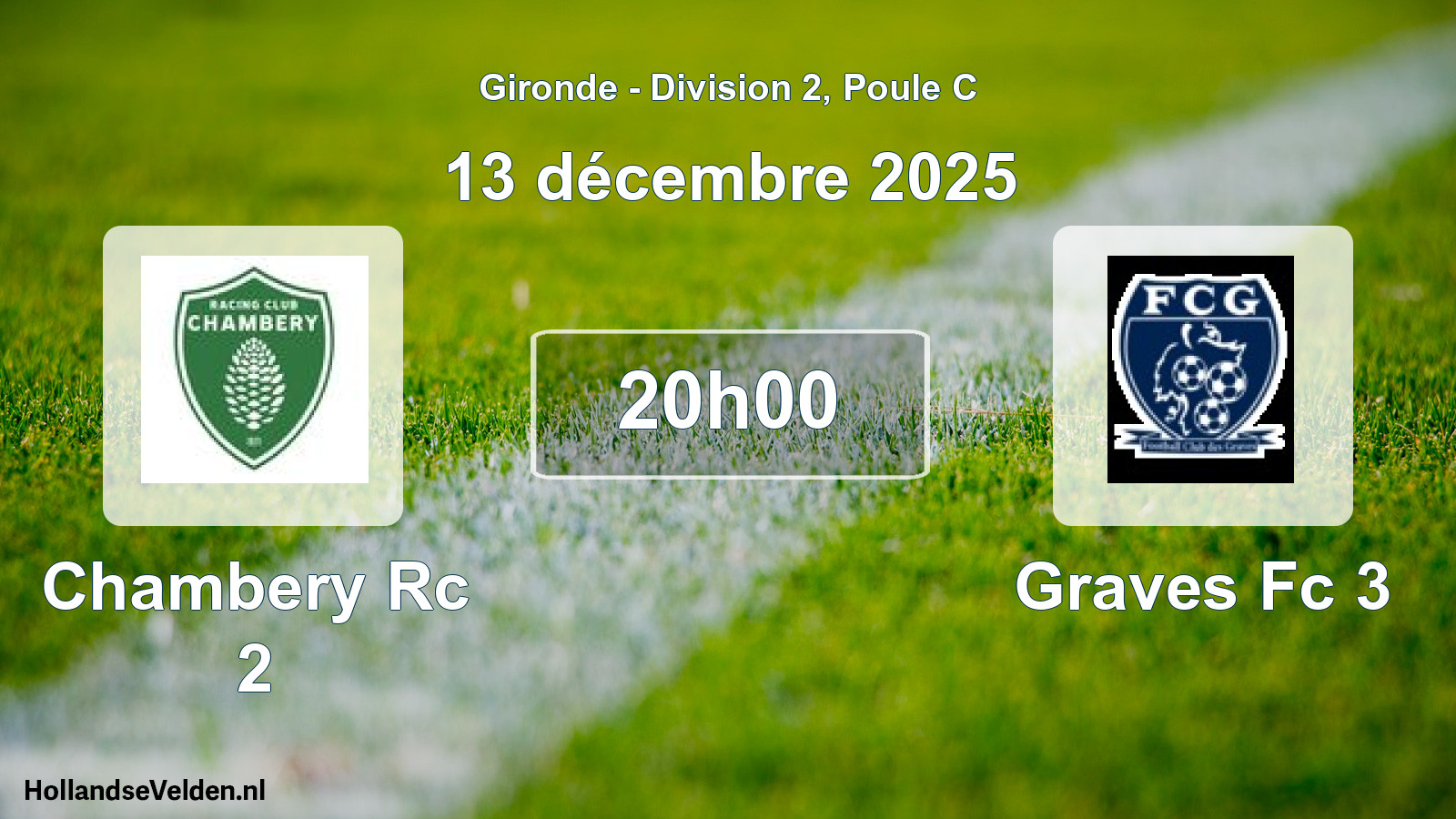 Scheduled Match: Chambery Rc 2 - Graves Fc 3 (13 December 2025)
