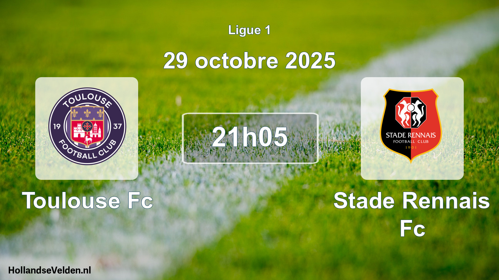 Geplande wedstrijd: Toulouse Fc - Stade Rennais Fc (29 oktober 2025)