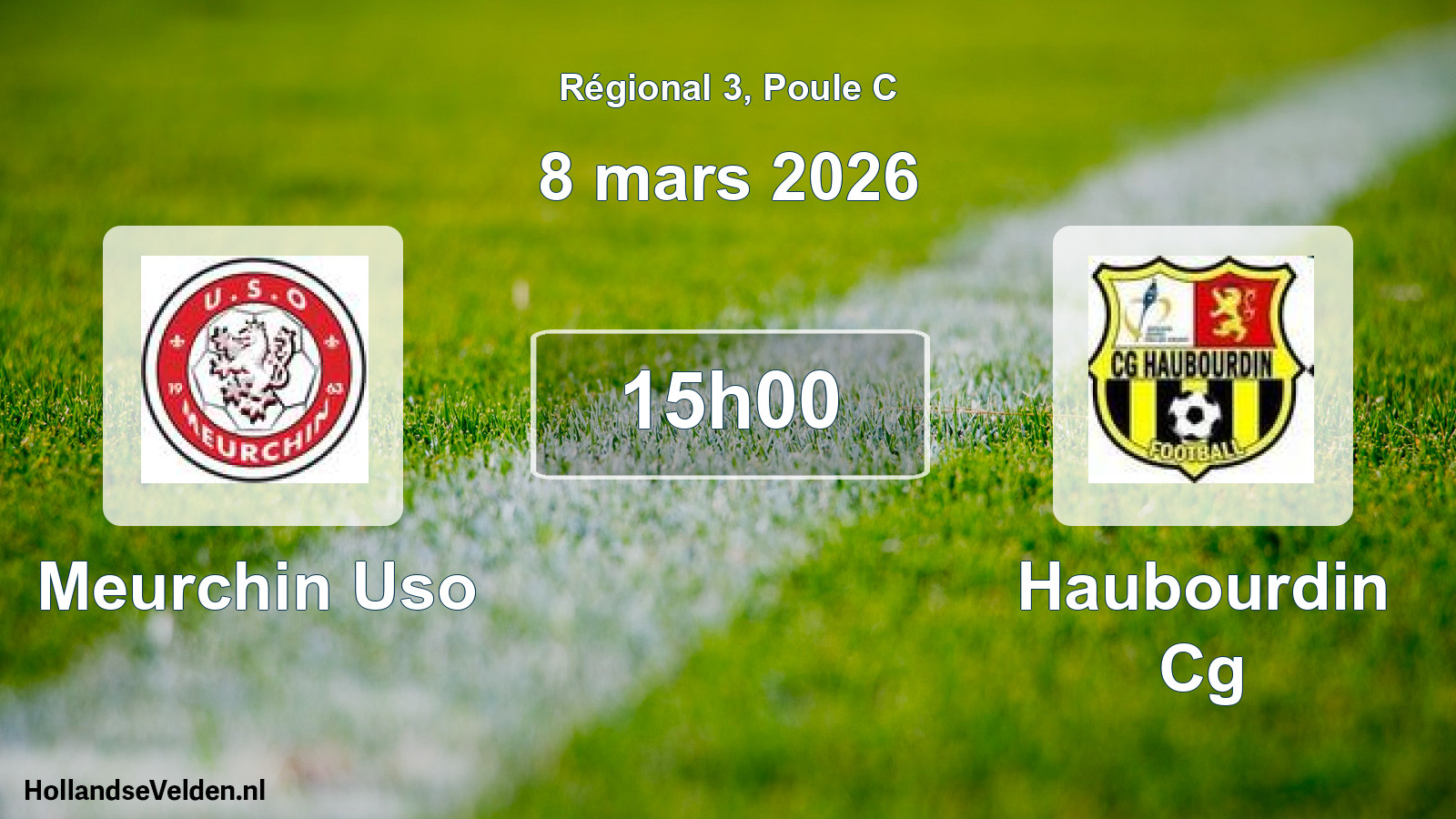 Geplande wedstrijd: Meurchin Uso - Haubourdin Cg (8 mars 2026)