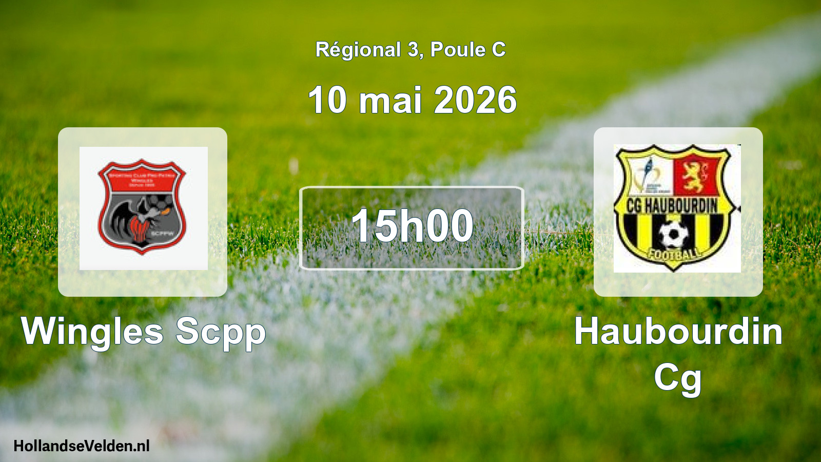 Geplande wedstrijd: Wingles Scpp - Haubourdin Cg (10 mai 2026)