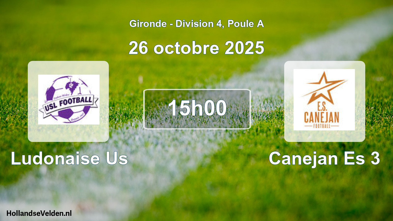 Scheduled Match: Ludonaise Us - Canejan Es 3 (26 October 2025)