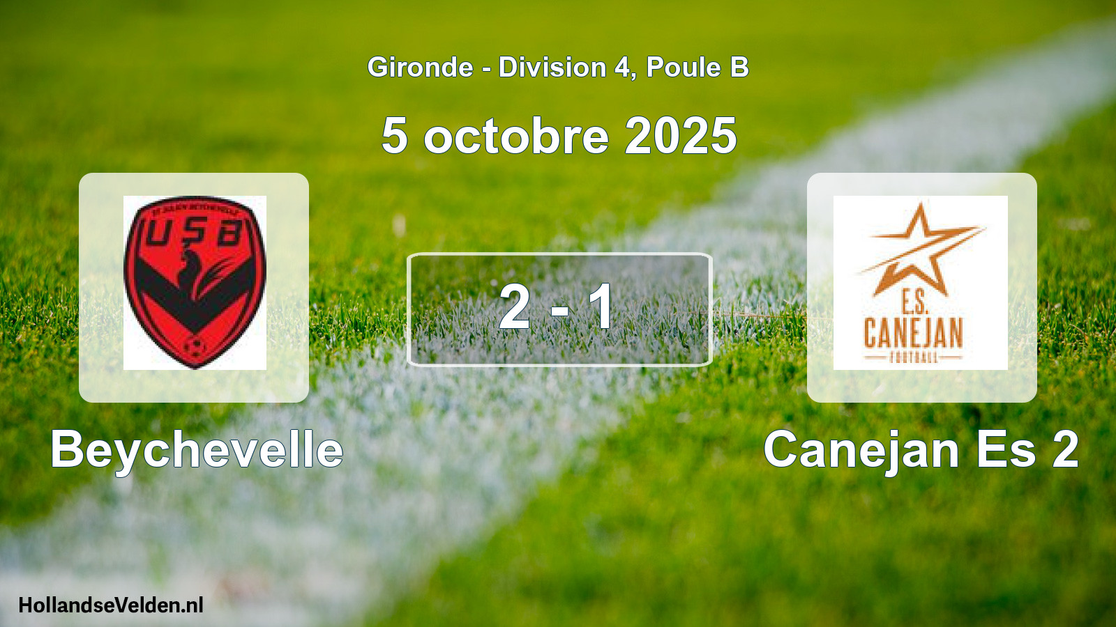 Total number of matches played: Beychevelle - Canejan Es 2 2 - 1 (5 October 2025)