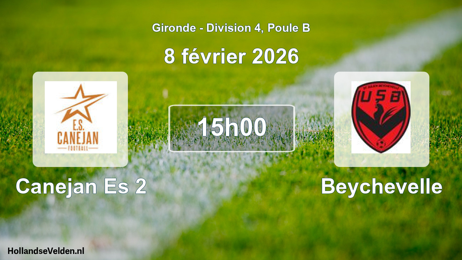 Scheduled Match: Canejan Es 2 - Beychevelle (8 February 2026)