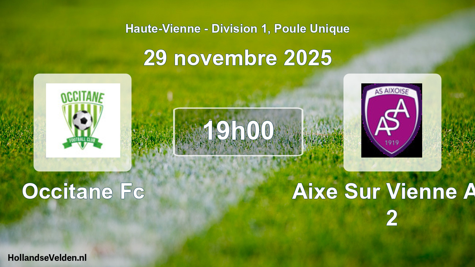 Geplande wedstrijd: Occitane Fc - Aixe Sur Vienne As 2 (29 novembre 2025)