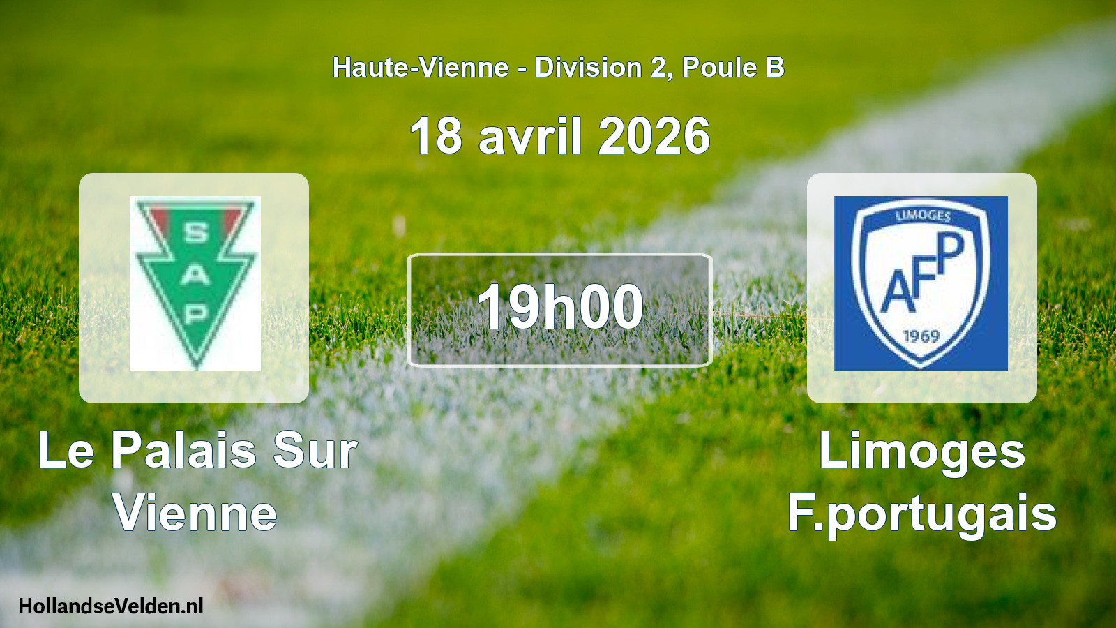 Geplande wedstrijd: Le Palais Sur Vienne - Limoges F.portugais (18 avril 2026)