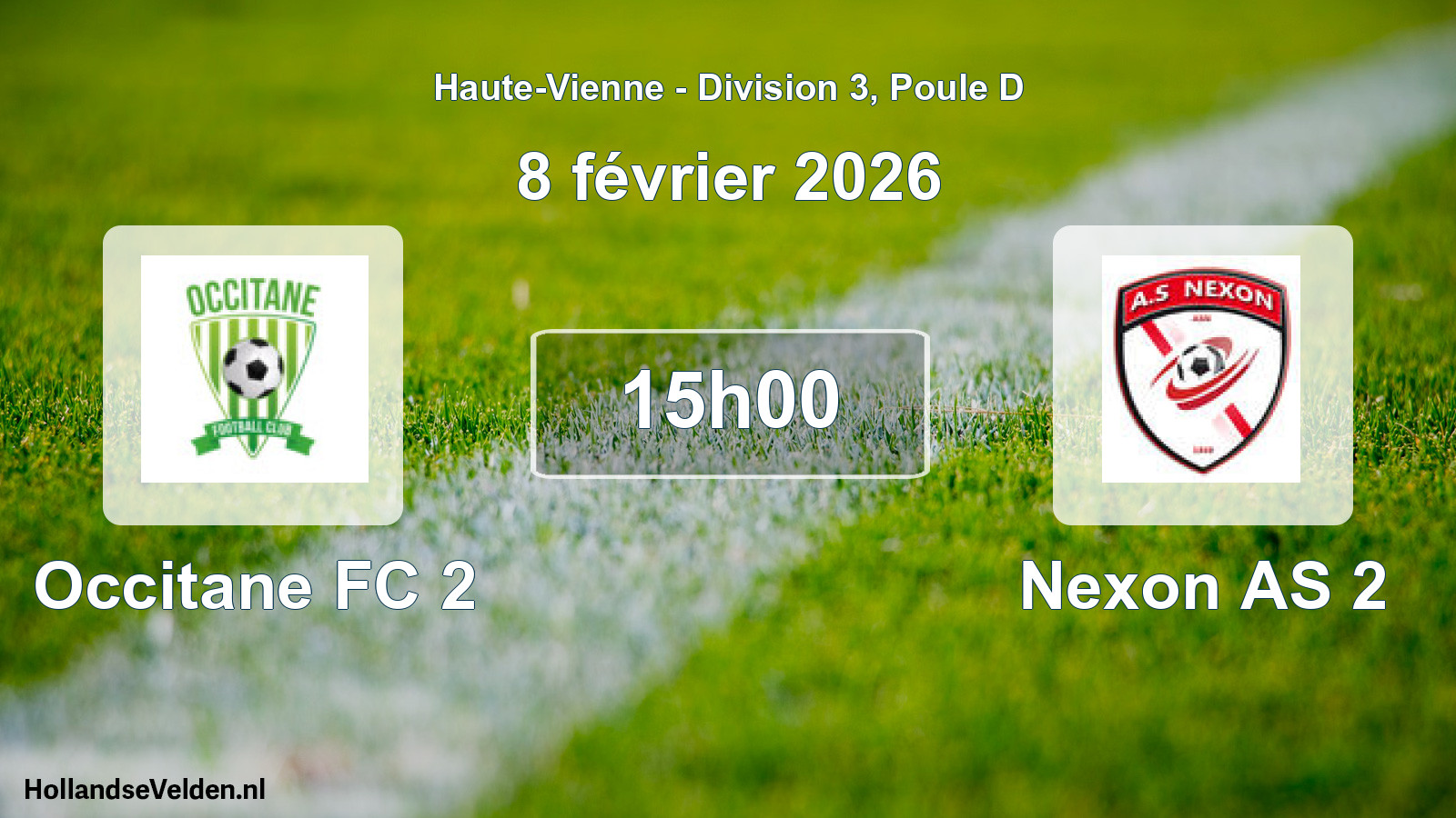 Scheduled Match: Occitane FC 2 - Nexon AS 2 (8 February 2026)
