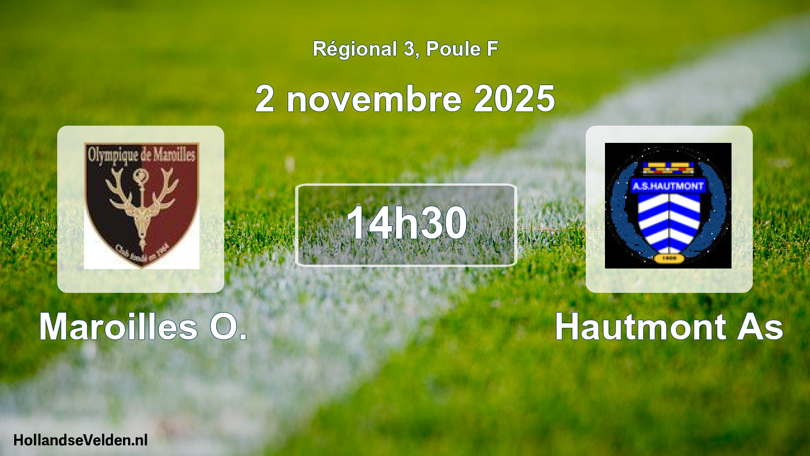 Geplande wedstrijd: Maroilles O. - Hautmont As (2 novembre 2025)