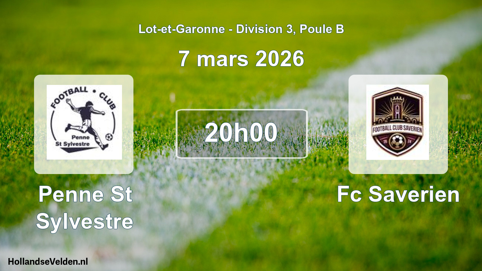 Scheduled Match: Penne St Sylvestre - Fc Saverien (7 March 2026)