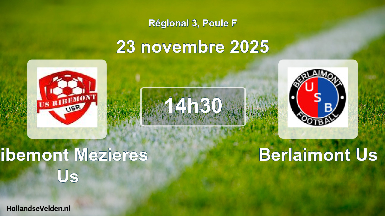Scheduled Match: Ribemont Mezieres Us - Berlaimont Us (23 November 2025)