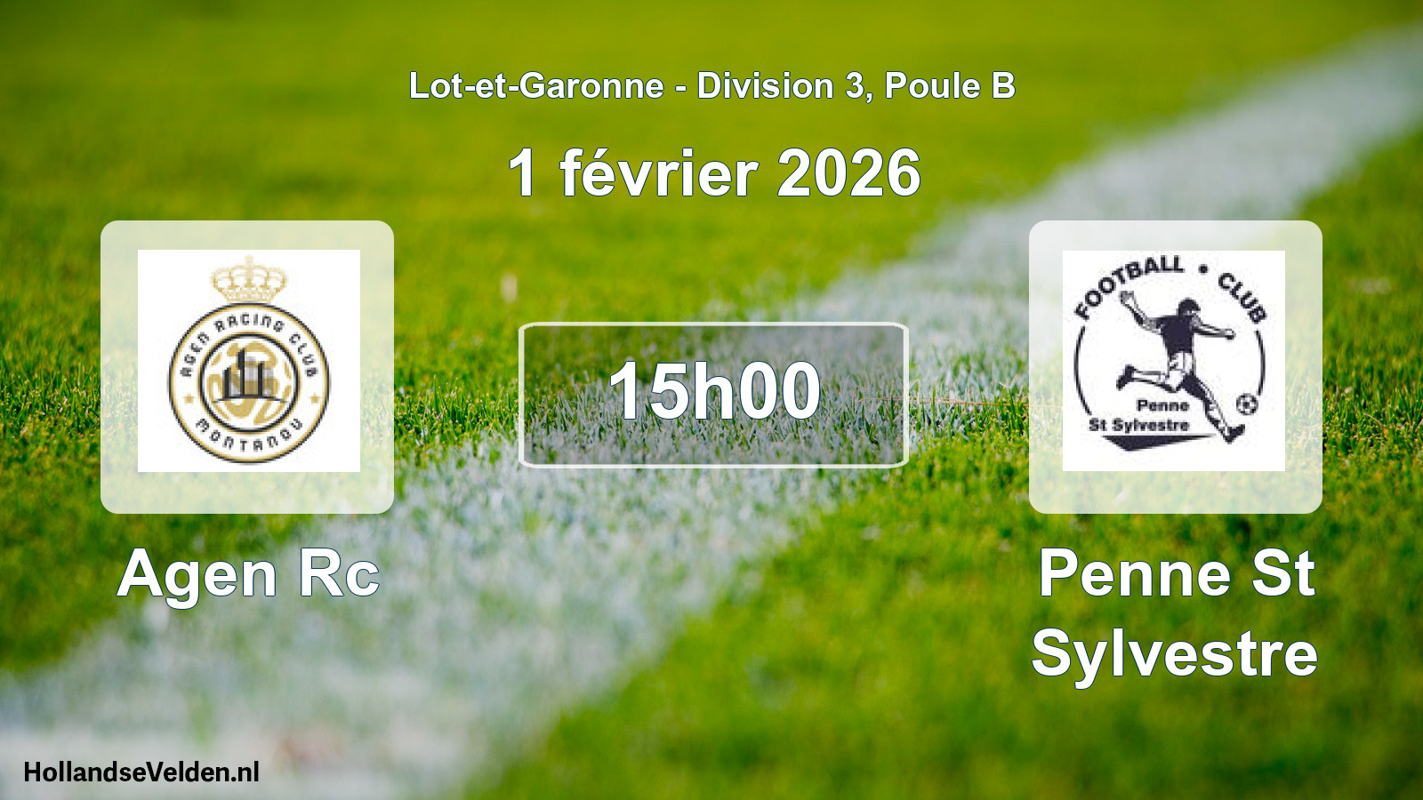 Scheduled Match: Agen Rc - Penne St Sylvestre (1 February 2026)