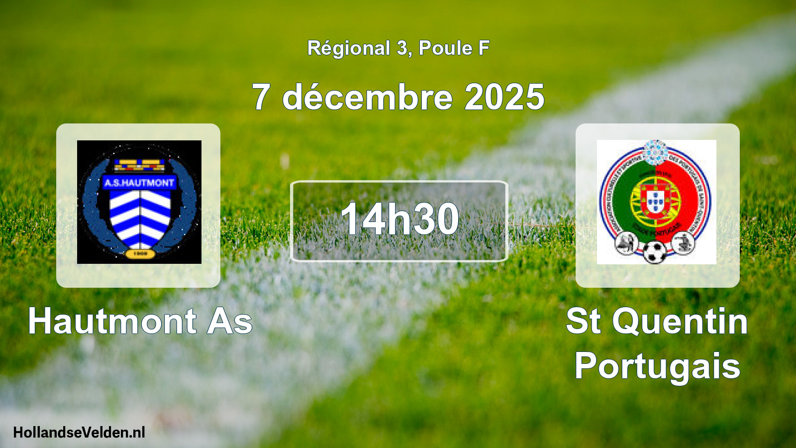 Scheduled Match: Hautmont As - St Quentin Portugais (7 December 2025)