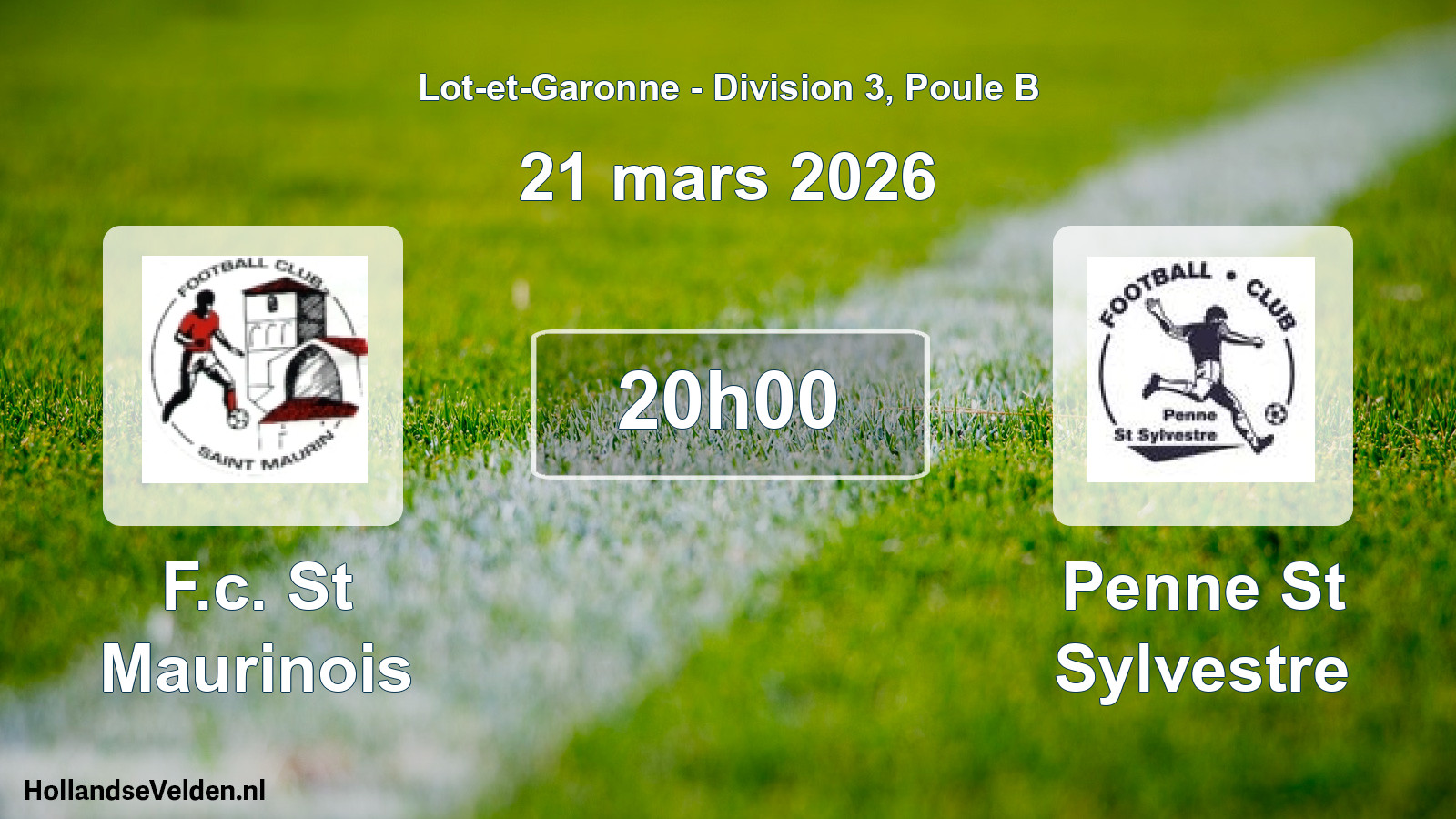 Scheduled Match: F.c. St Maurinois - Penne St Sylvestre (21 March 2026)