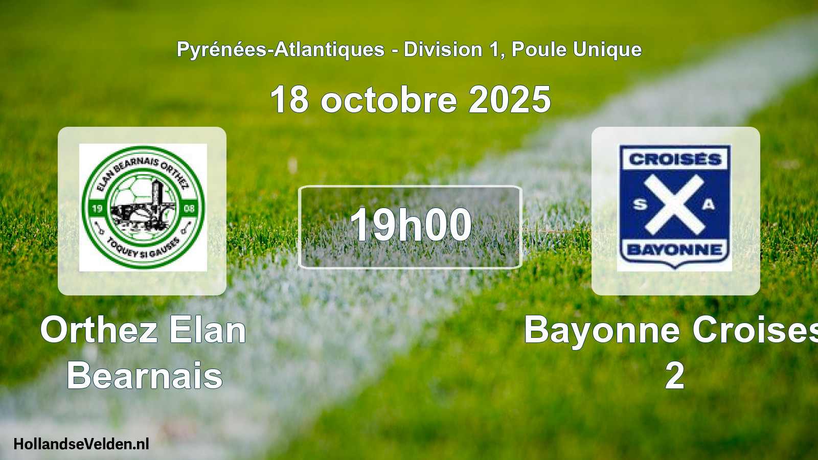 Scheduled Match: Orthez Elan Bearnais - Bayonne Croises 2 (18 October 2025)