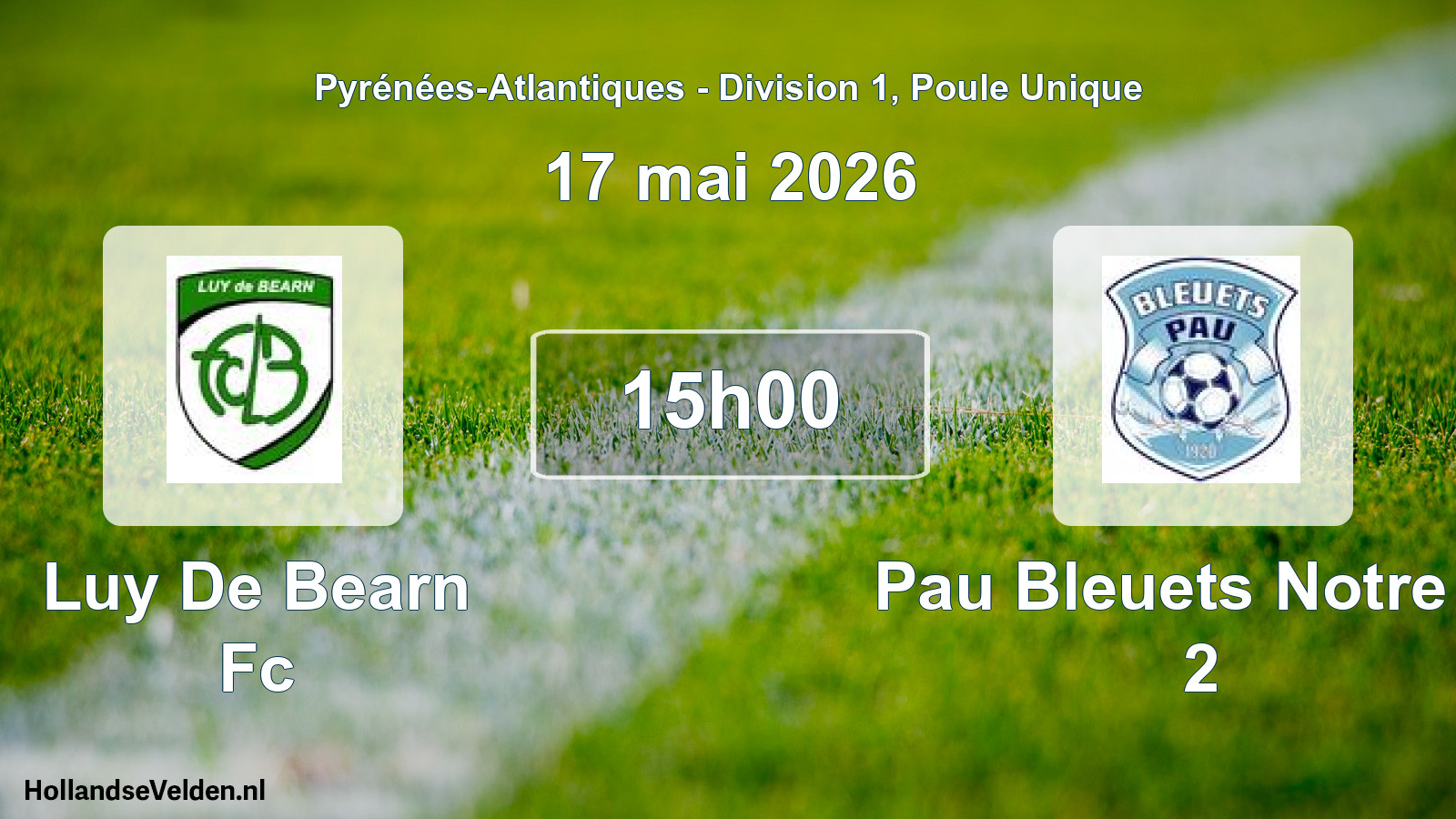 Scheduled Match: Luy De Bearn Fc - Pau Bleuets Notre D. 2 (17 May 2026)