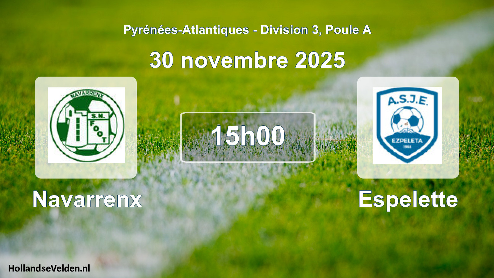Scheduled Match: Navarrenx - Espelette (30 November 2025)