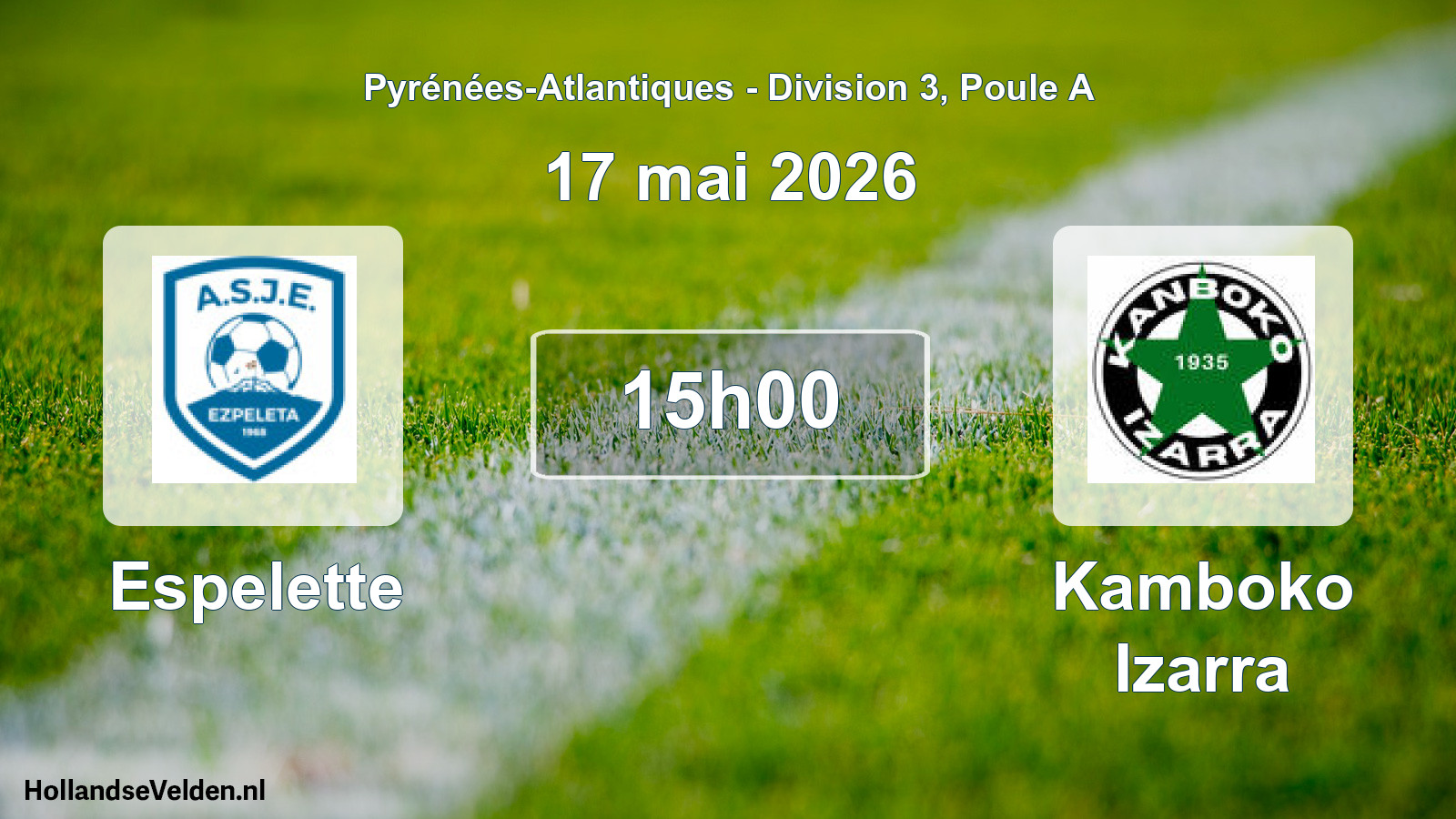 Scheduled Match: Espelette - Kamboko Izarra (17 May 2026)