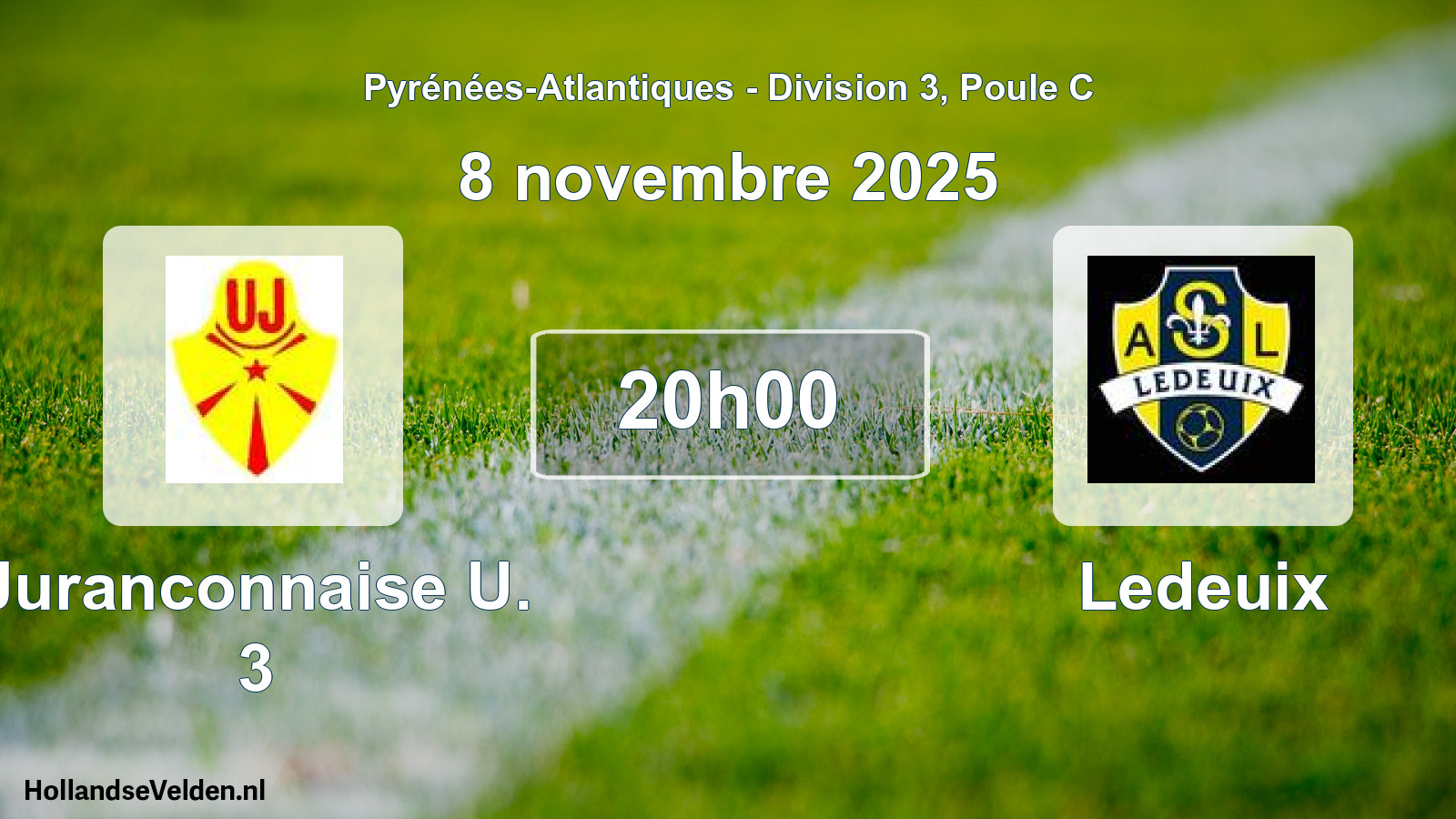 Geplande wedstrijd: Juranconnaise U. 3 - Ledeuix (8 novembre 2025)