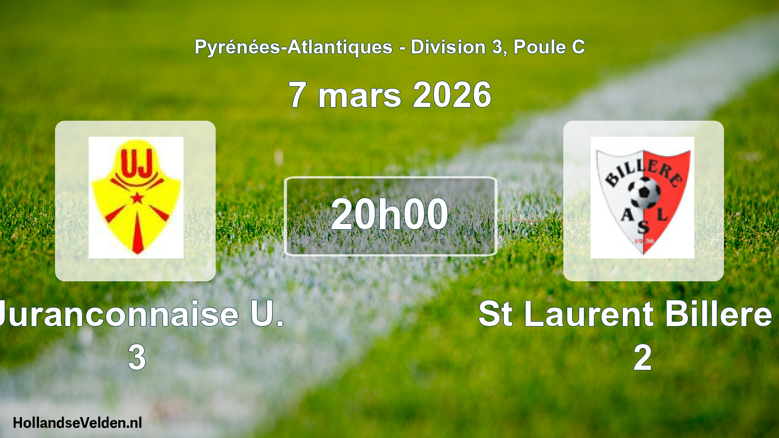 Geplande wedstrijd: Juranconnaise U. 3 - St Laurent Billere A 2 (7 mars 2026)