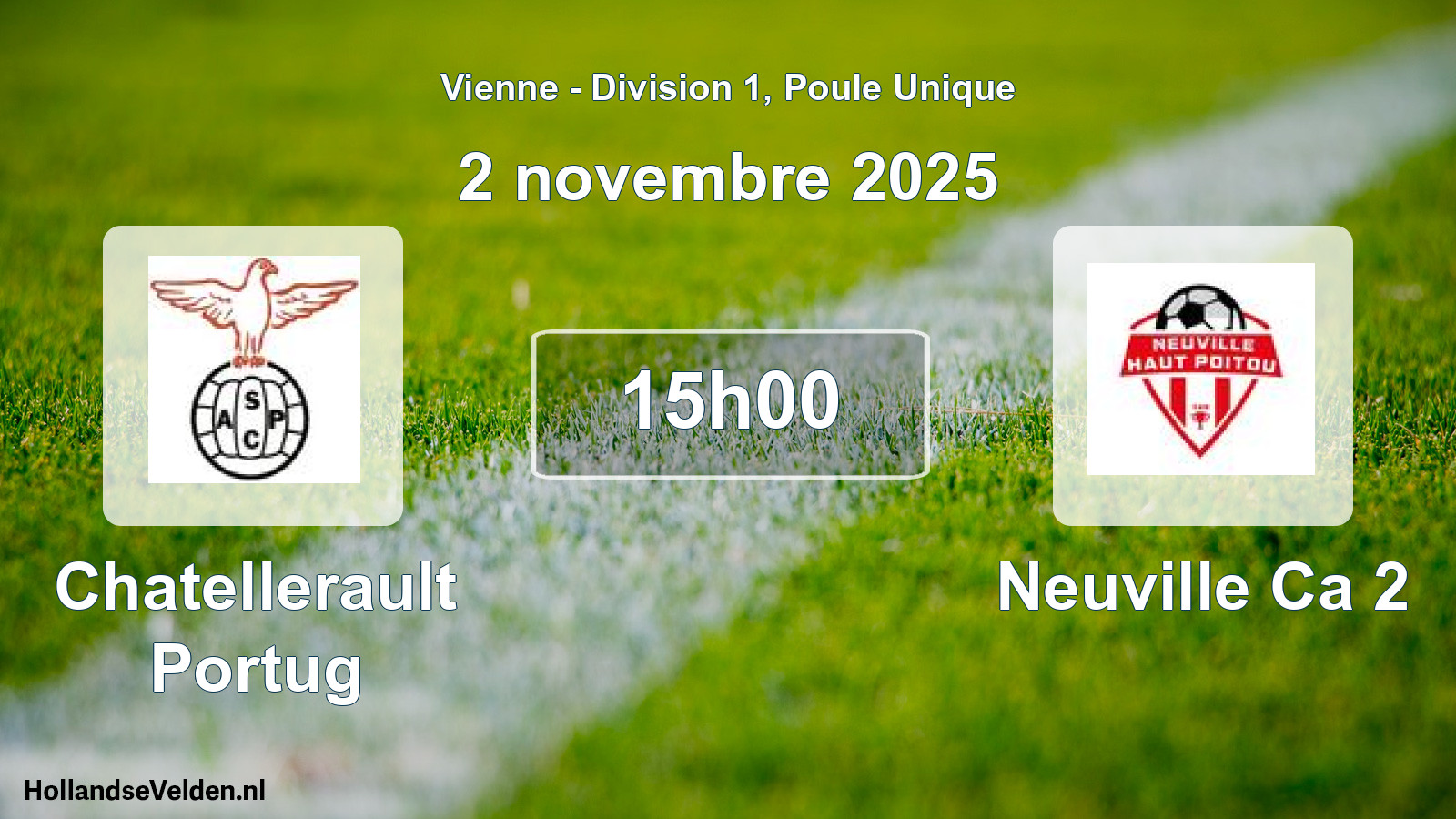 Scheduled Match: Chatellerault Portug - Neuville Ca 2 (2 November 2025)