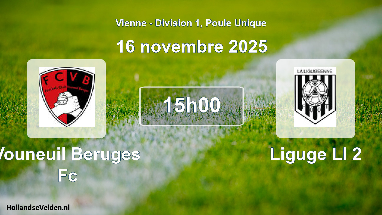 Scheduled Match: Vouneuil Beruges Fc - Liguge Ll 2 (16 November 2025)