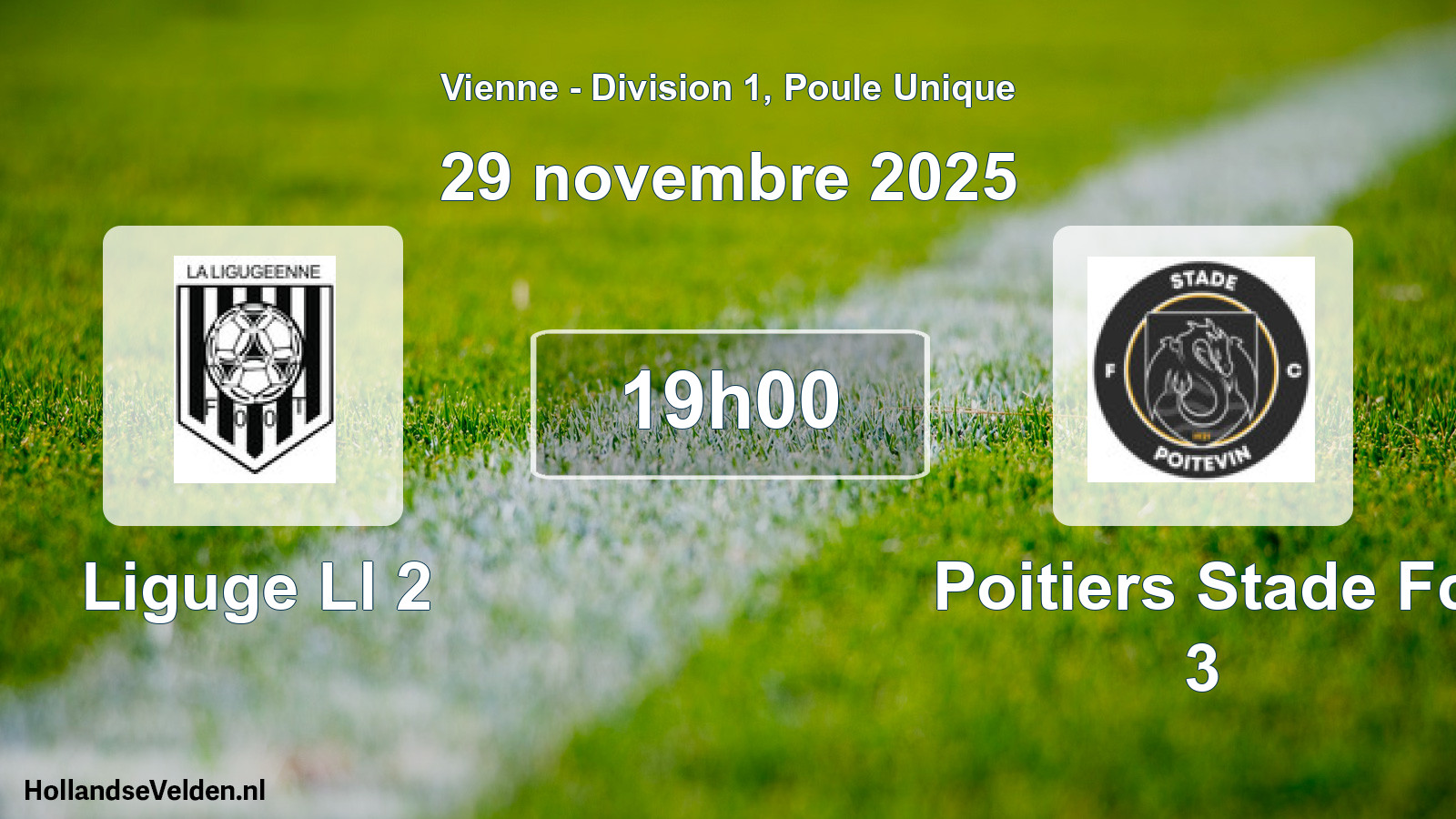 Scheduled Match: Liguge Ll 2 - Poitiers Stade Fc 3 (29 November 2025)