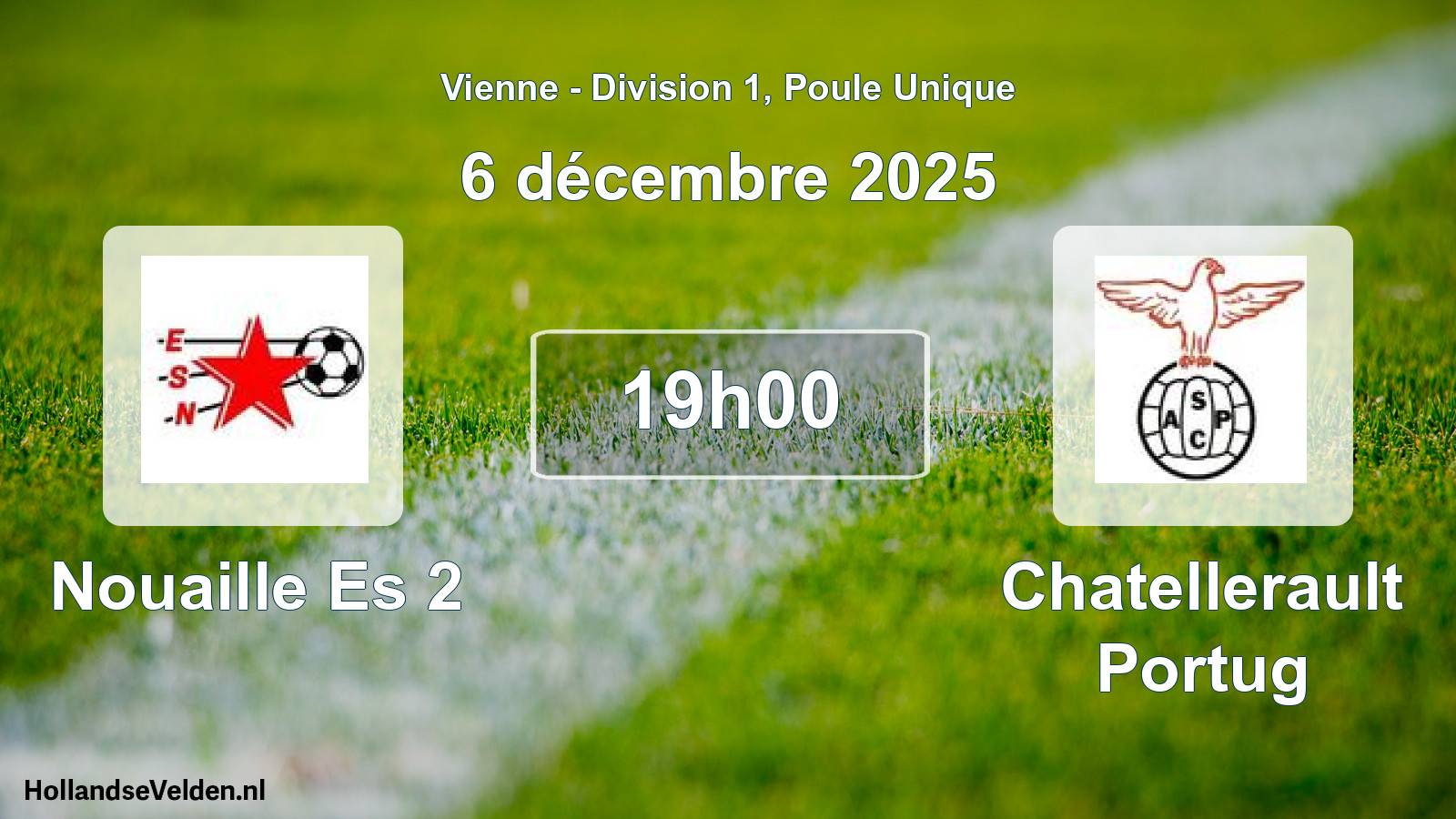 Scheduled Match: Nouaille Es 2 - Chatellerault Portug (6 December 2025)