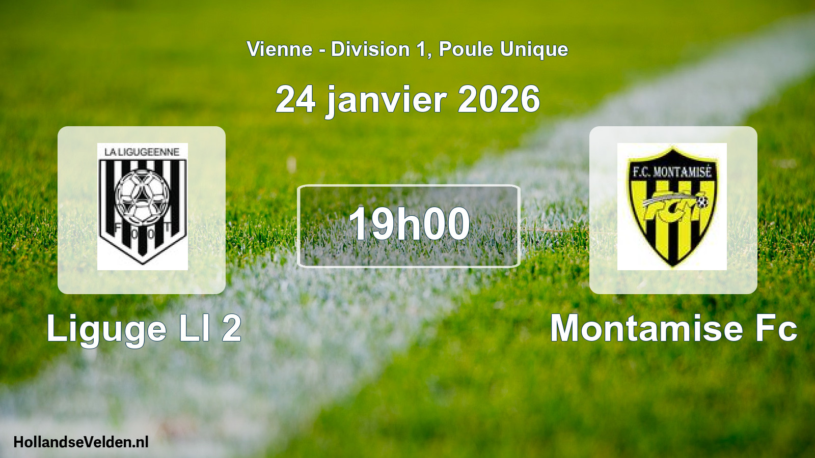 Scheduled Match: Liguge Ll 2 - Montamise Fc (24 January 2026)
